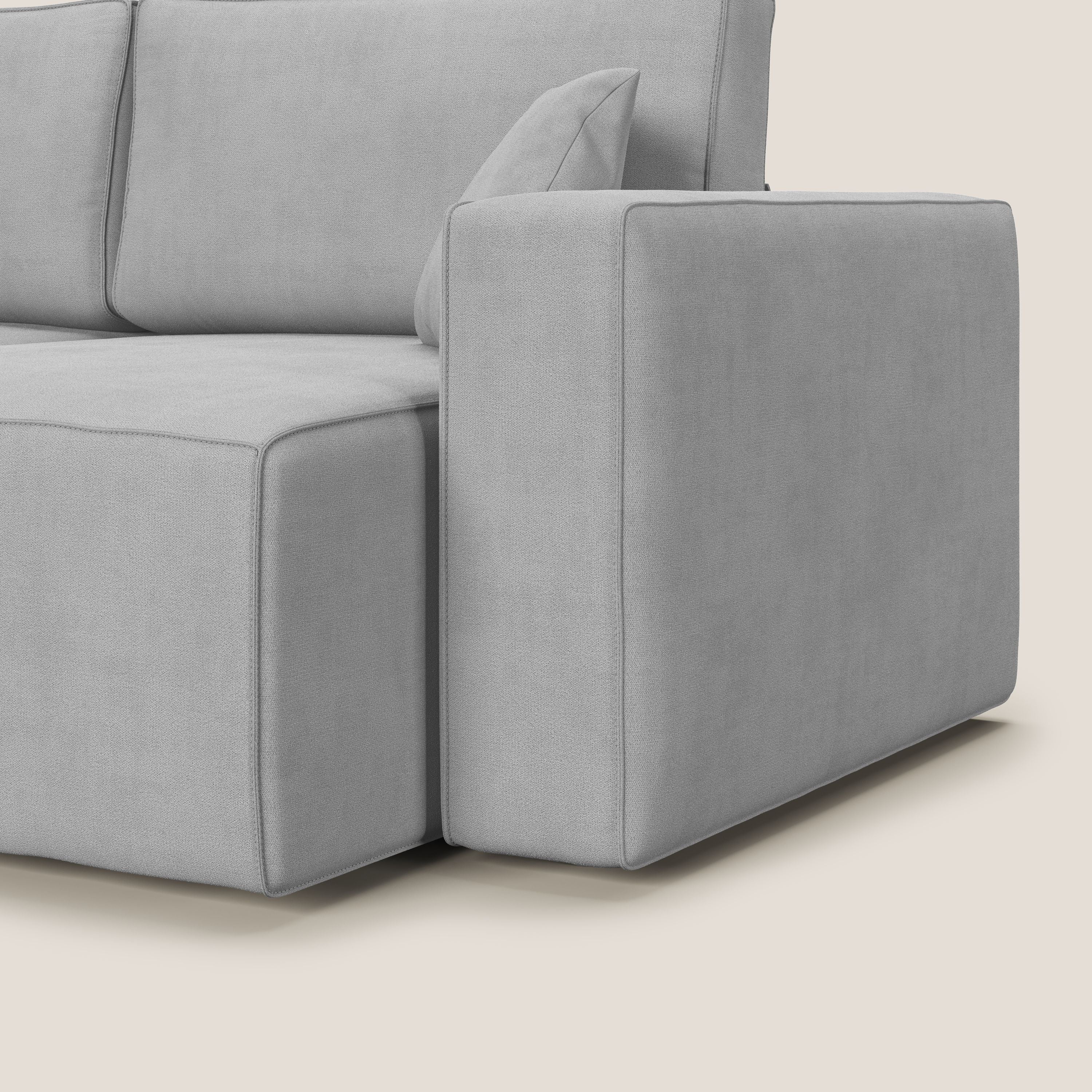 Morfeo canapé avec assise extractible en tissu imperméable T02 gris clair - Image 14