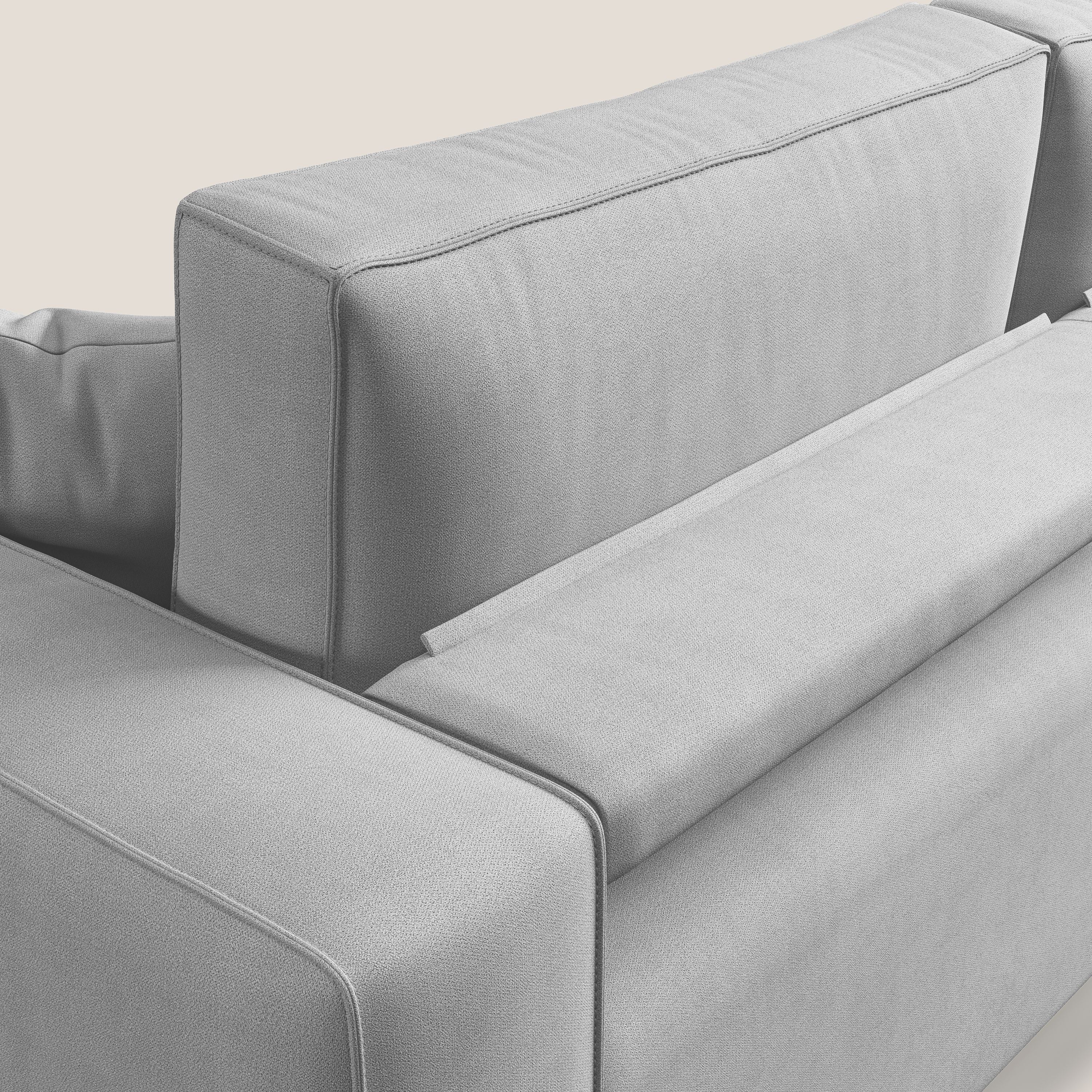 Morfeo canapé avec assise extractible en tissu imperméable T02 gris clair - Image 8
