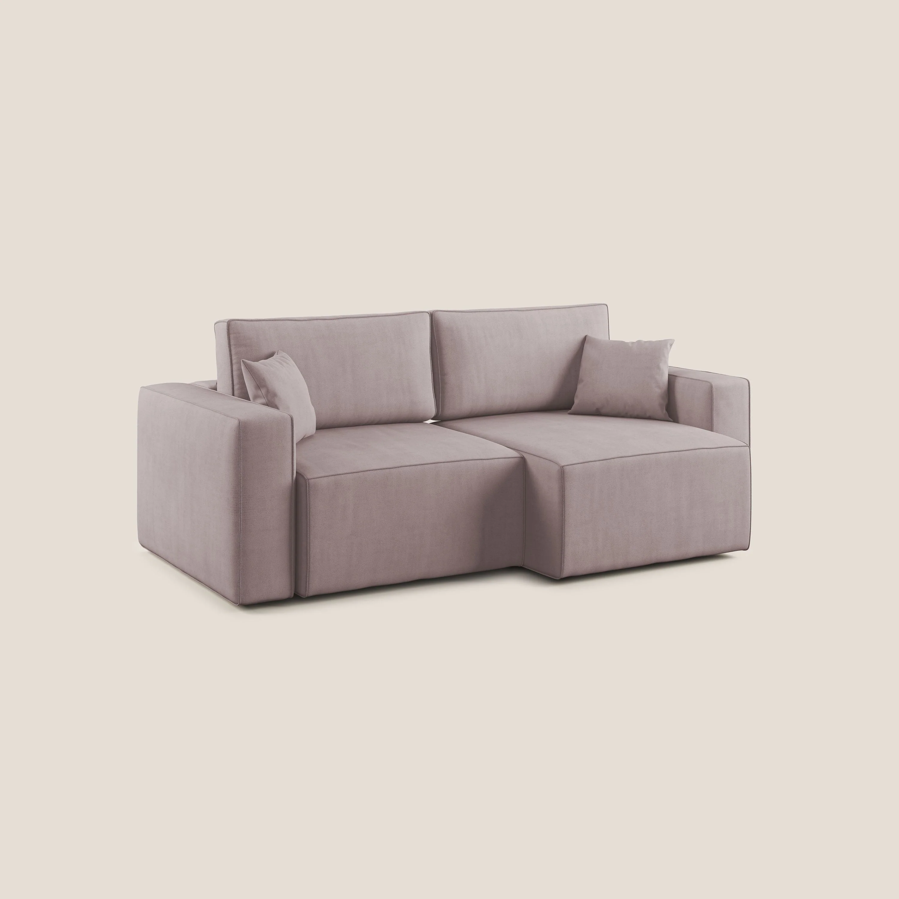 Morfeo canapé avec assise extractible en tissu imperméable T02 rose - Image 2