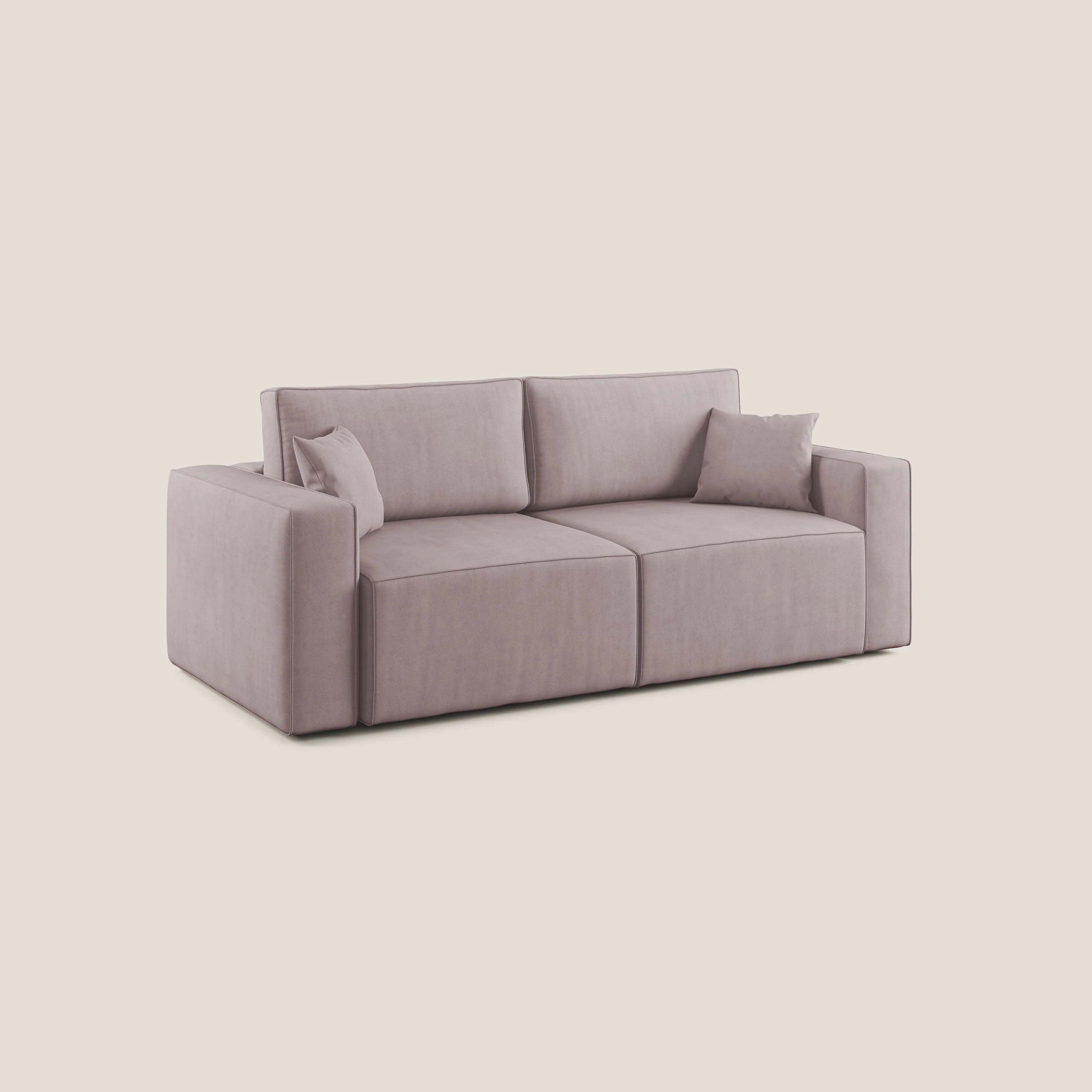 Morfeo canapé avec assise extractible en tissu imperméable T02 rose - Image 3