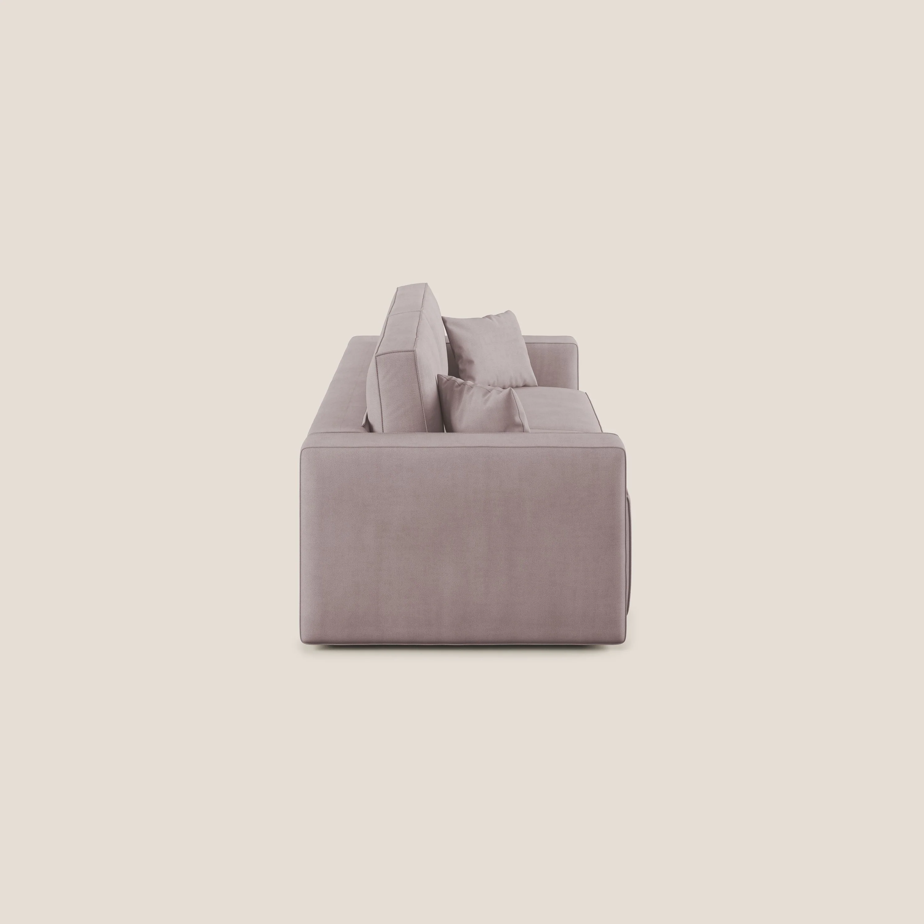 Morfeo canapé avec assise extractible en tissu imperméable T02 rose - Image 5