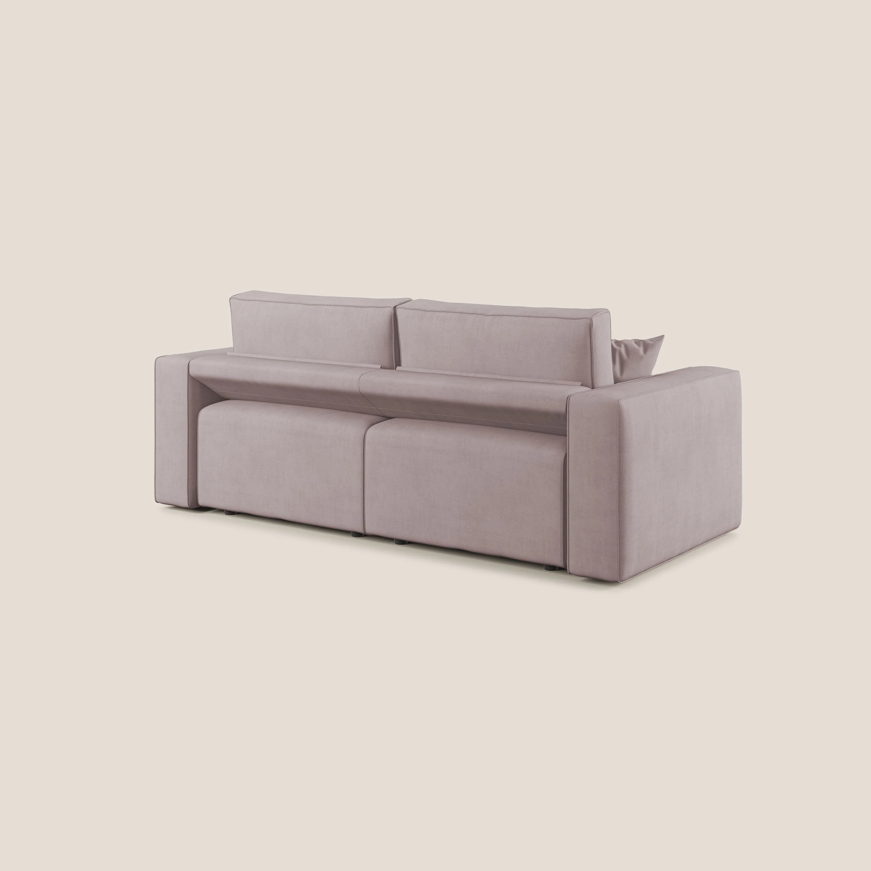 Morfeo canapé avec assise extractible en tissu imperméable T02 rose - Image 6