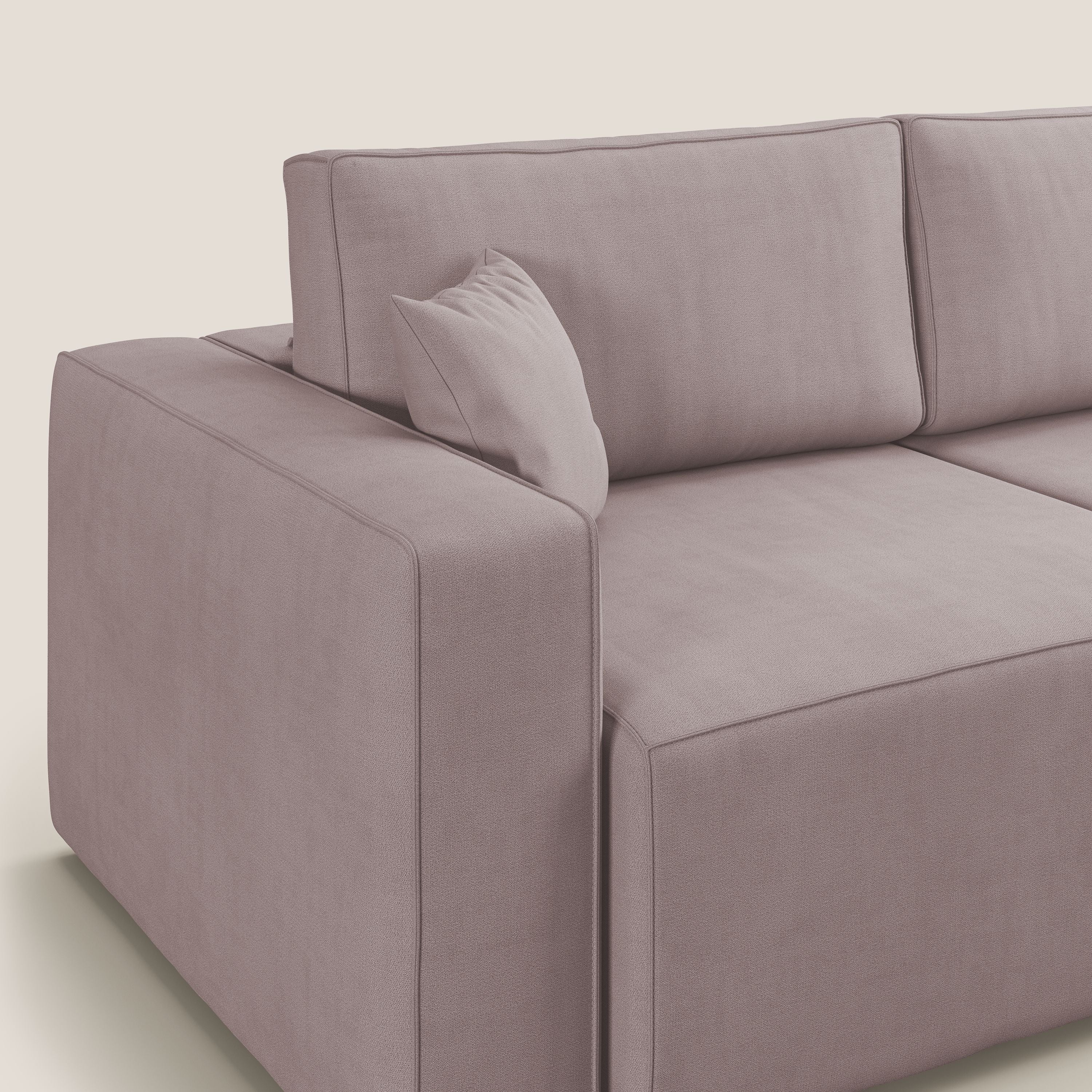 Morfeo canapé avec assise extractible en tissu imperméable T02 rose - Image 7