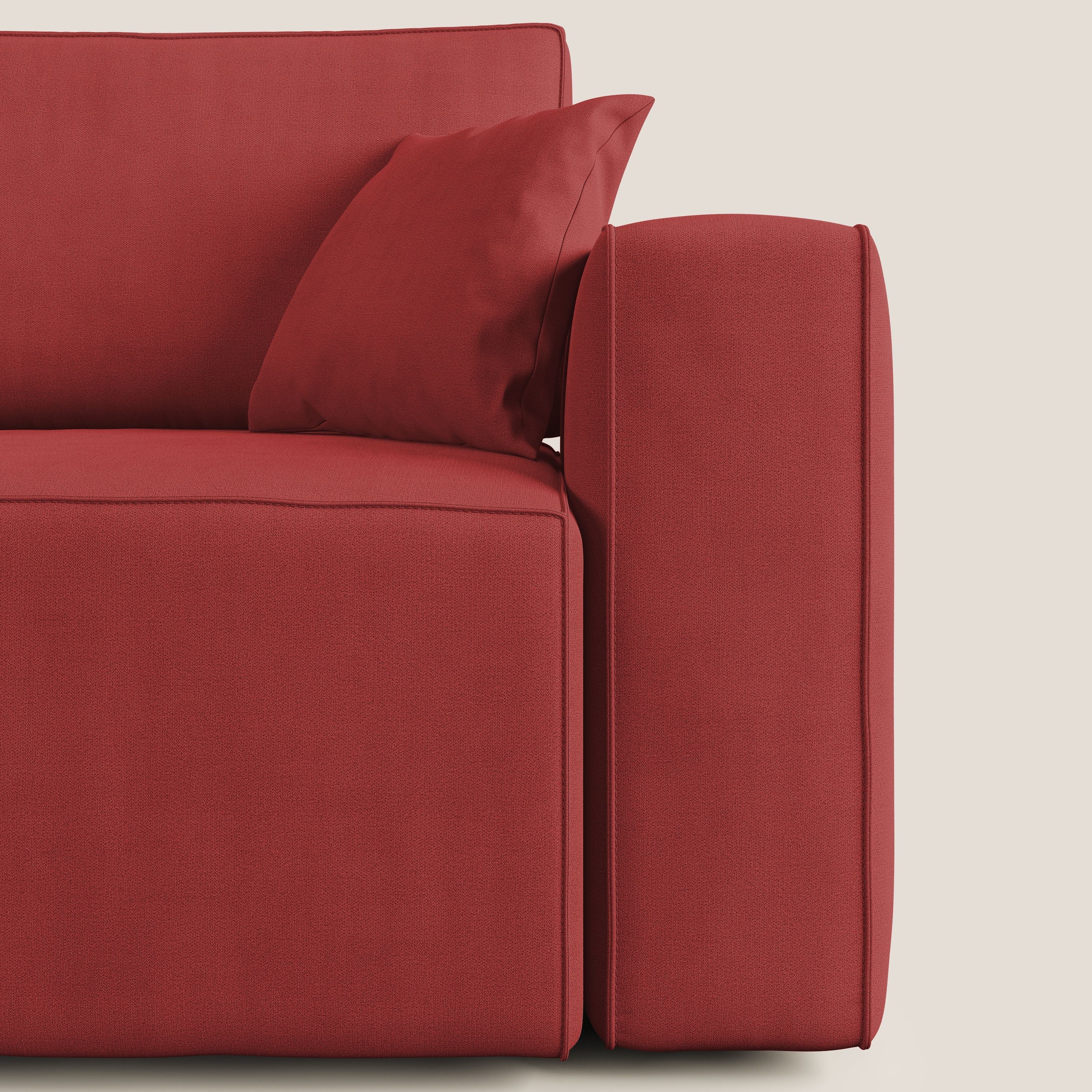 Morfeo canapé avec assise extractible en tissu imperméable T02 rouge - Image 9