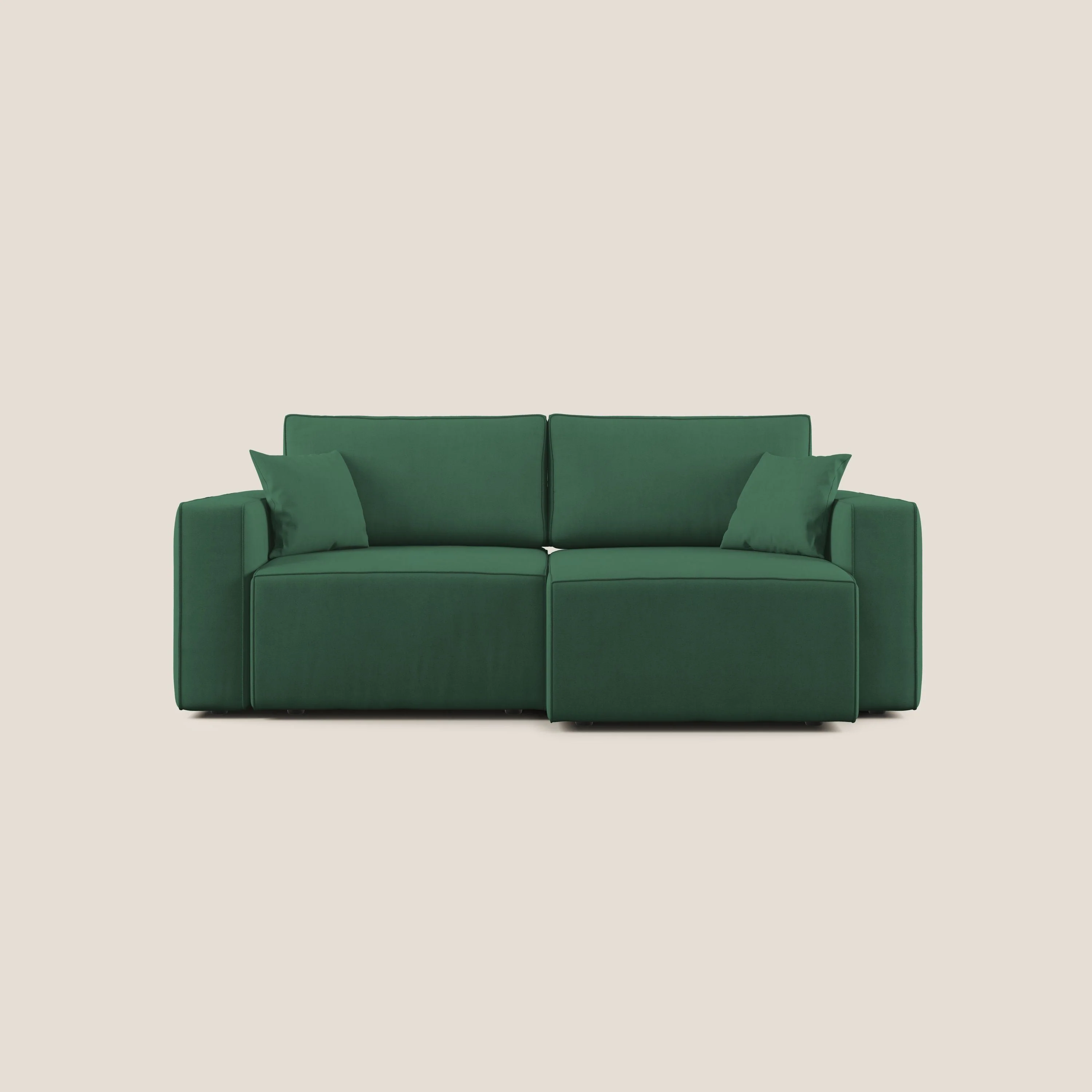 Morfeo canapé avec assise extractible en tissu imperméable T02 vert - Image 10