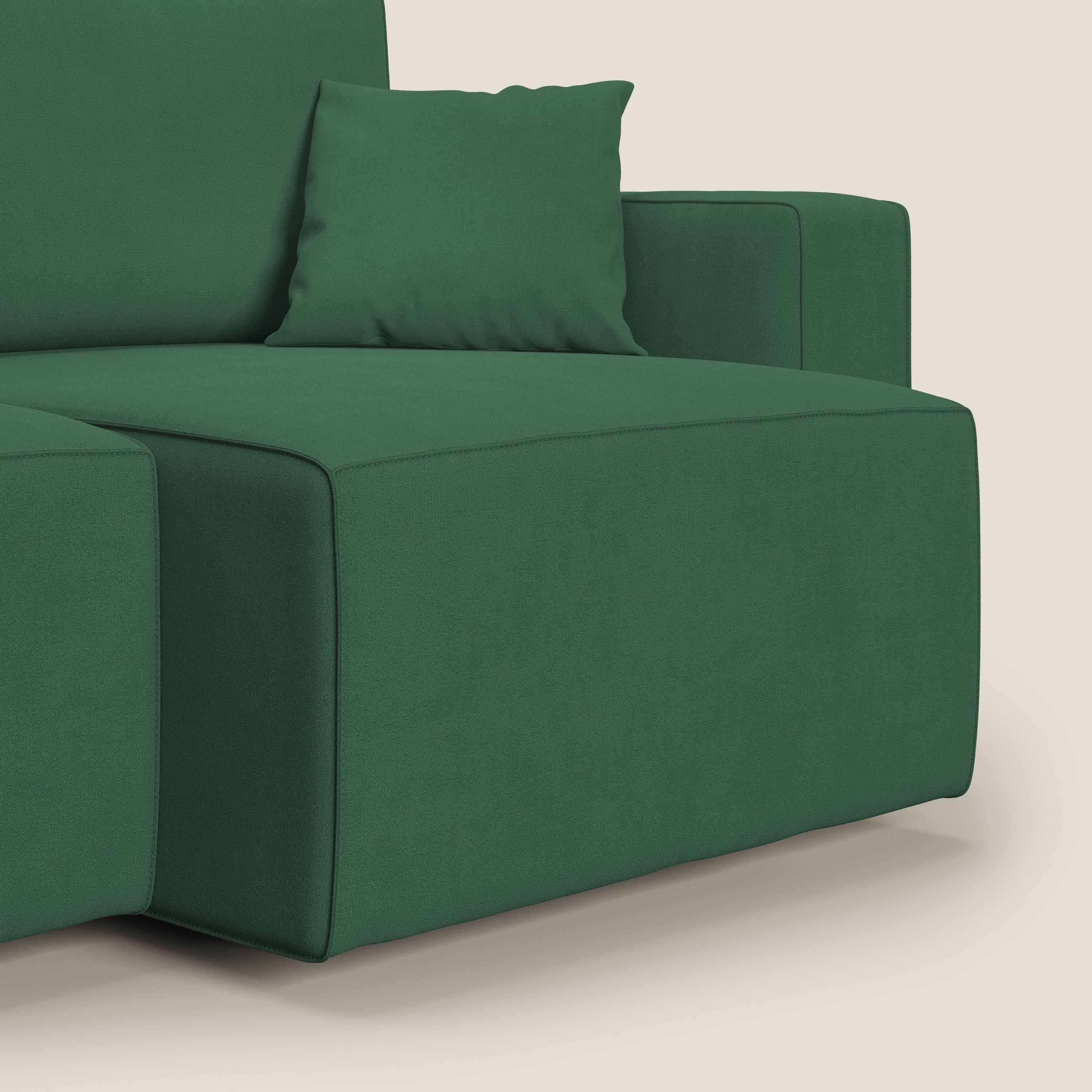 Morfeo canapé avec assise extractible en tissu imperméable T02 vert - Image 13