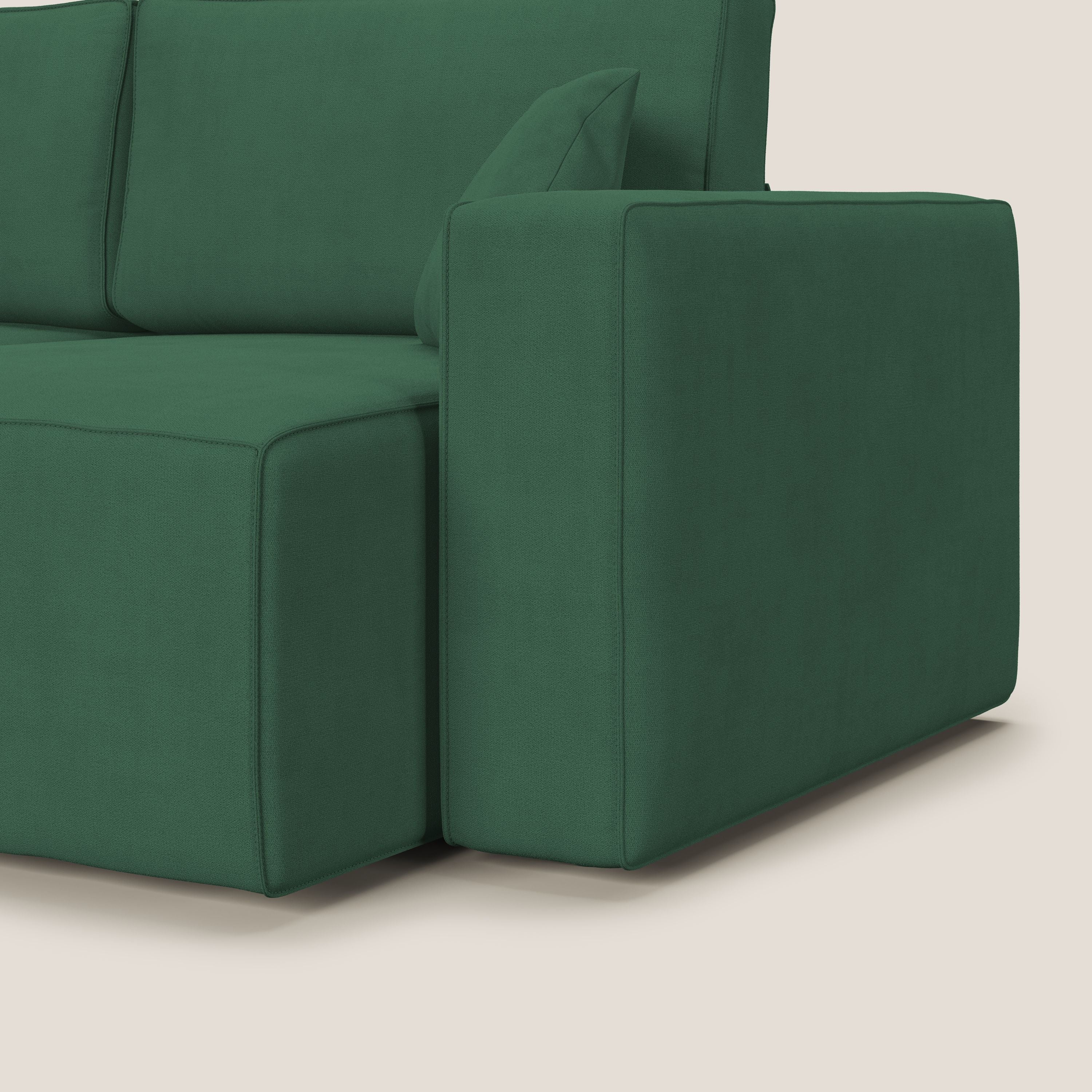 Morfeo canapé avec assise extractible en tissu imperméable T02 vert - Image 14