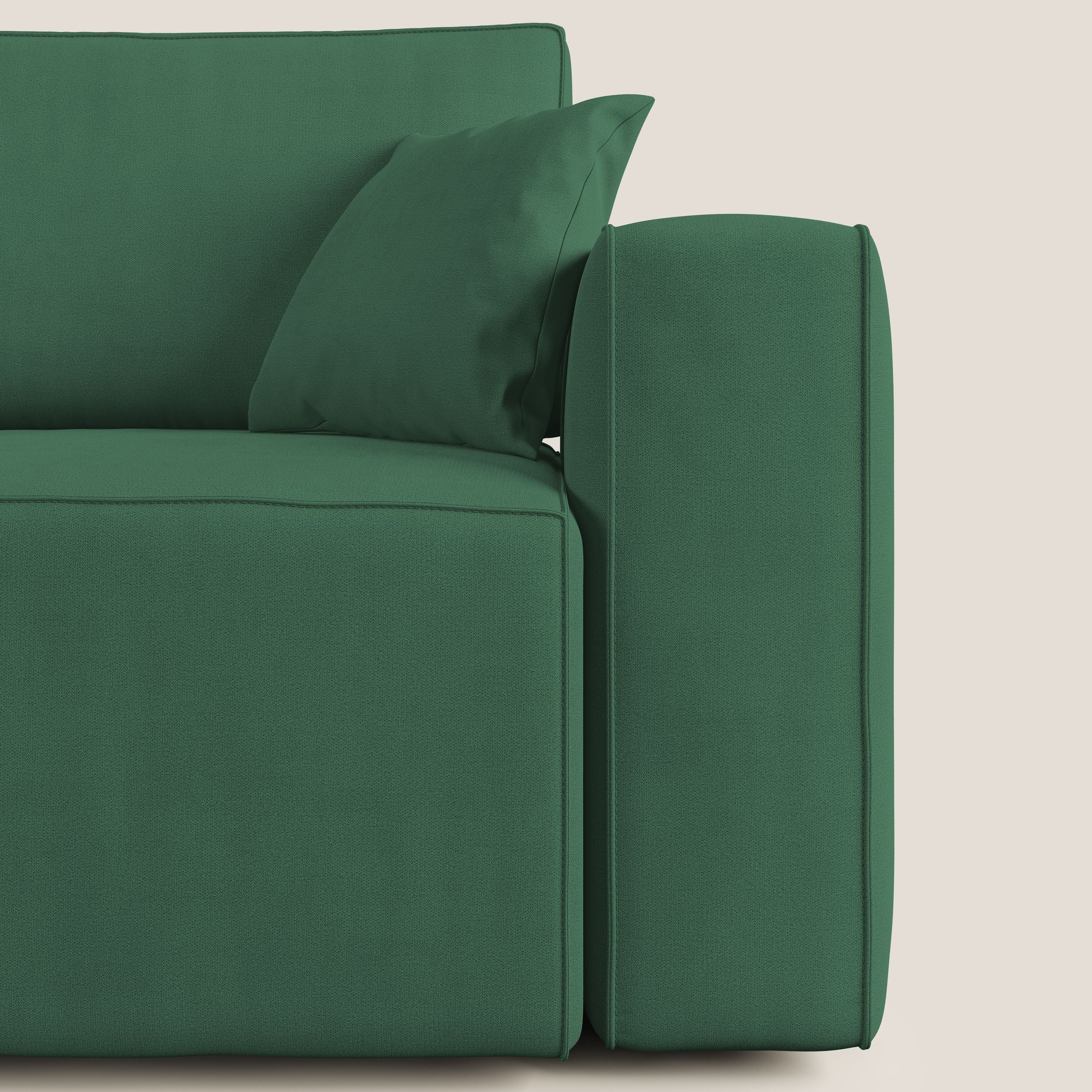Morfeo canapé avec assise extractible en tissu imperméable T02 vert - Image 9