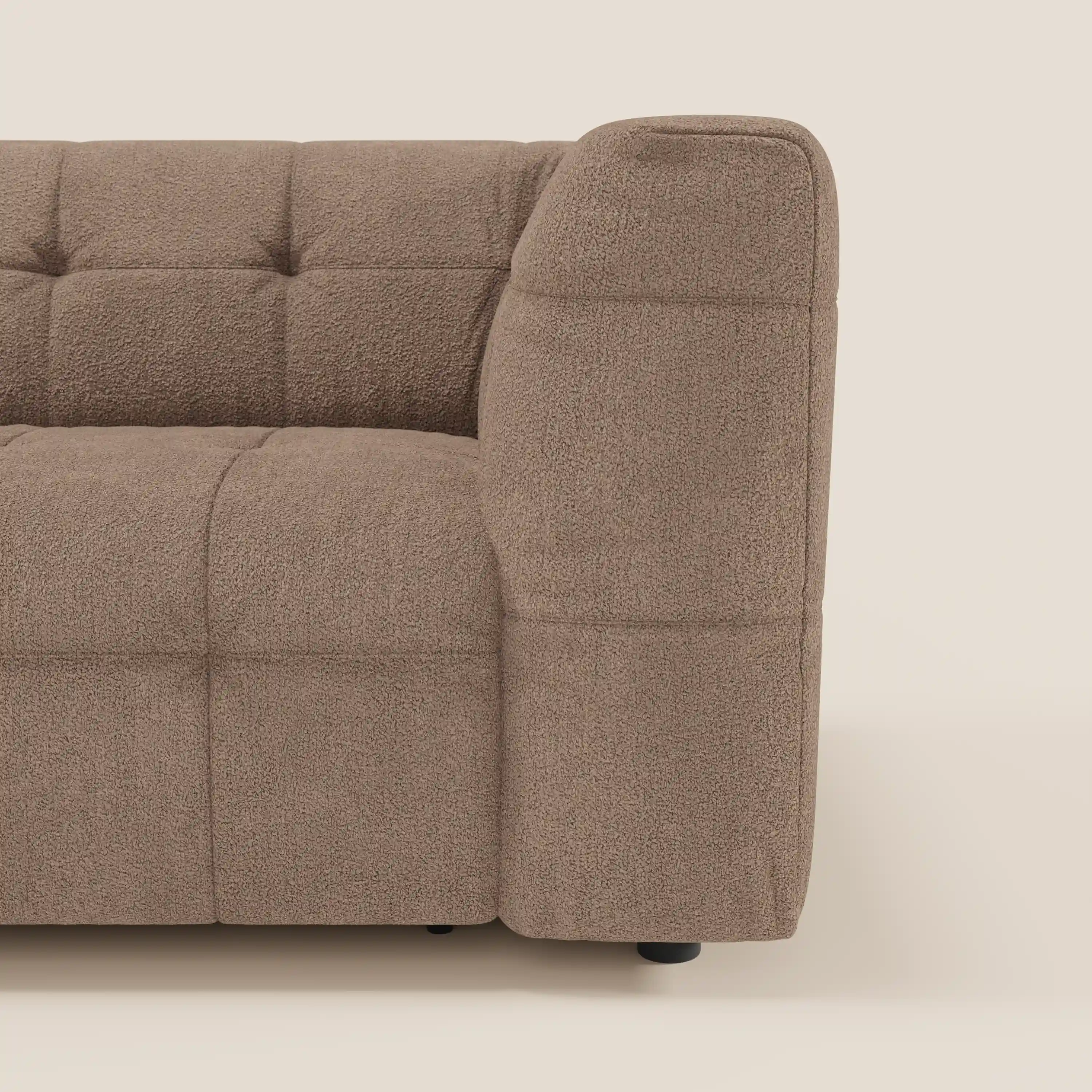 Mosaic – Canapé modulable 3 places en bouclé : avec finition capitonnée et design en tissu détachable T21 - Image 105