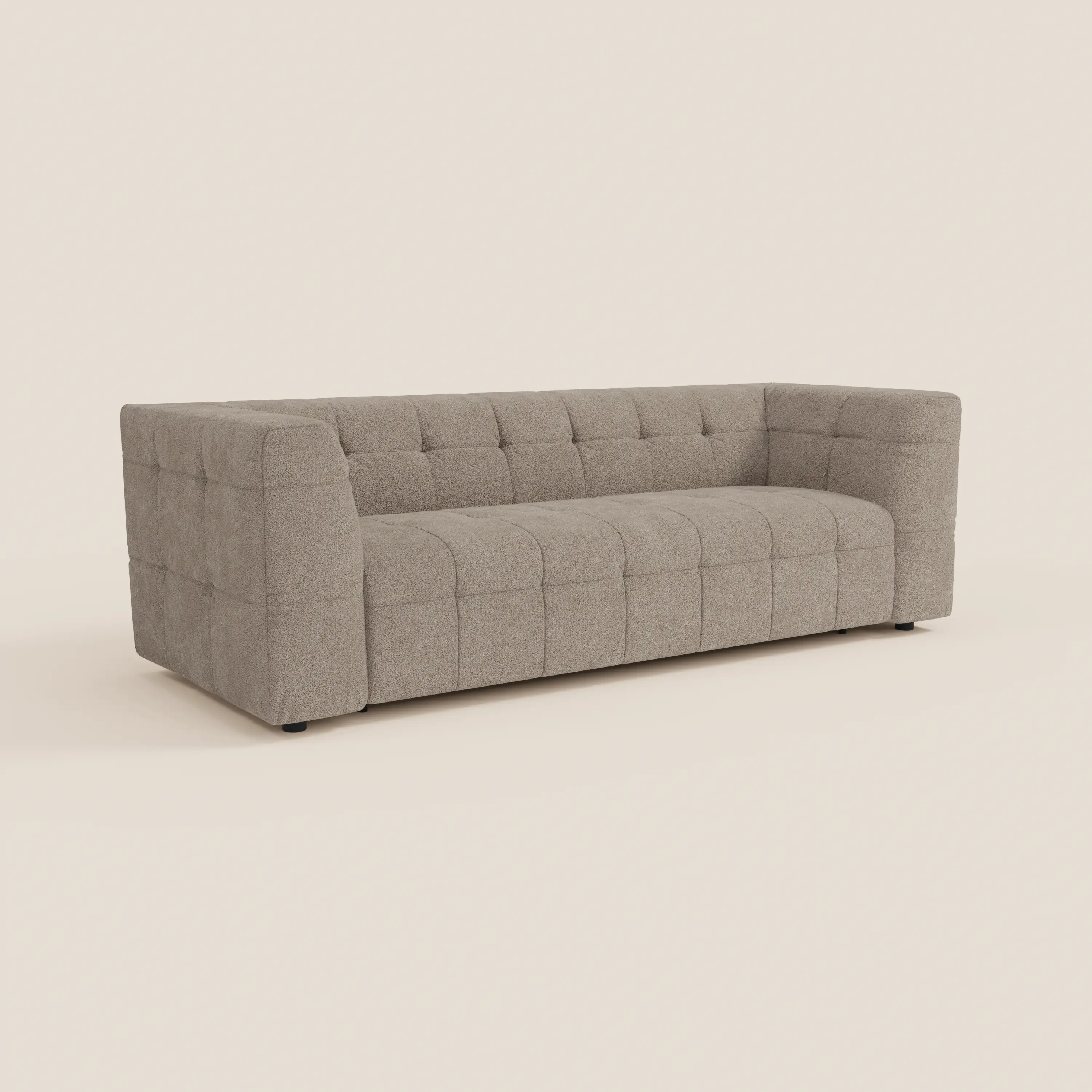 Mosaic – Canapé modulable 3 places en bouclé : avec finition capitonnée et design en tissu détachable T21 - Image 113