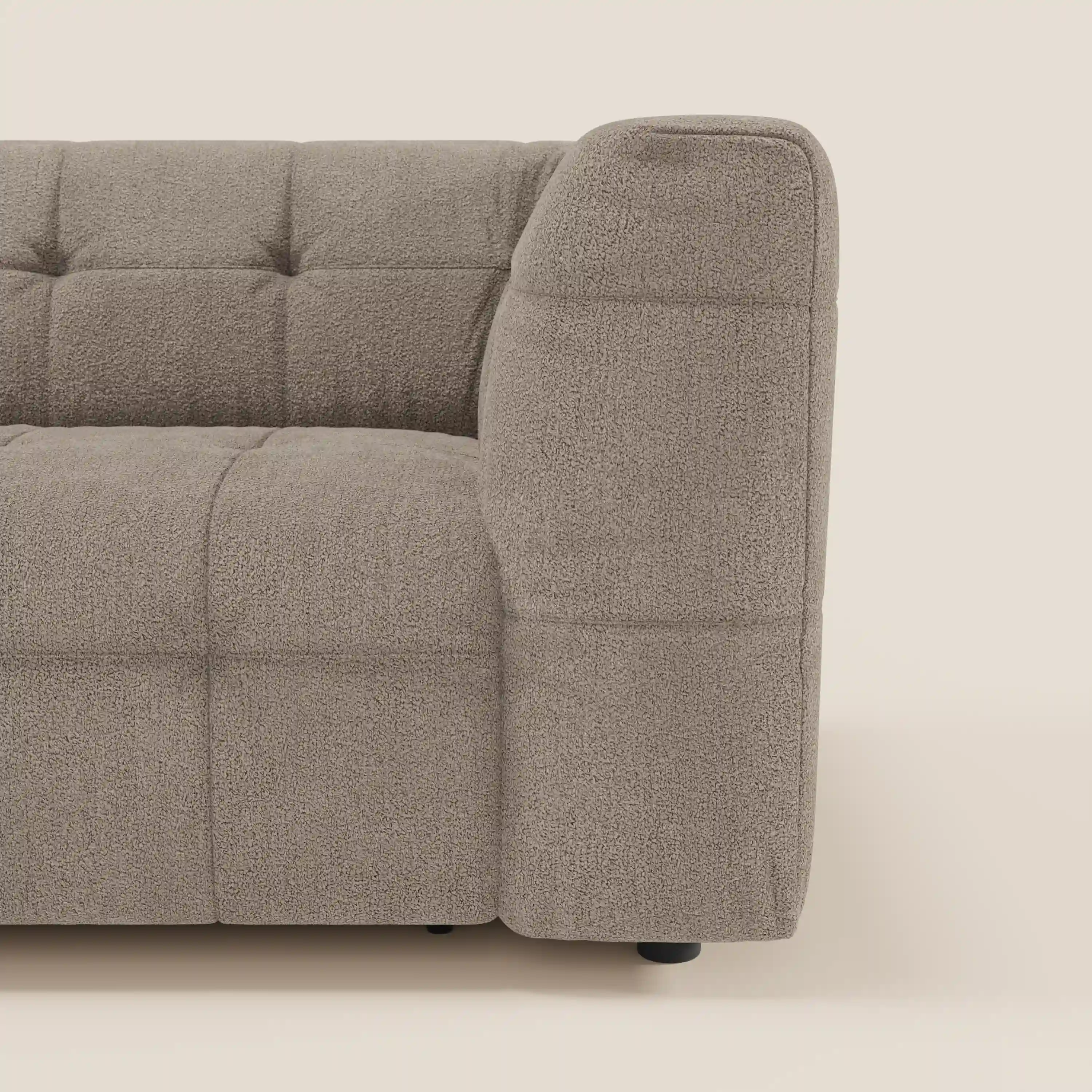 Mosaic – Canapé modulable 3 places en bouclé : avec finition capitonnée et design en tissu détachable T21 - Image 114