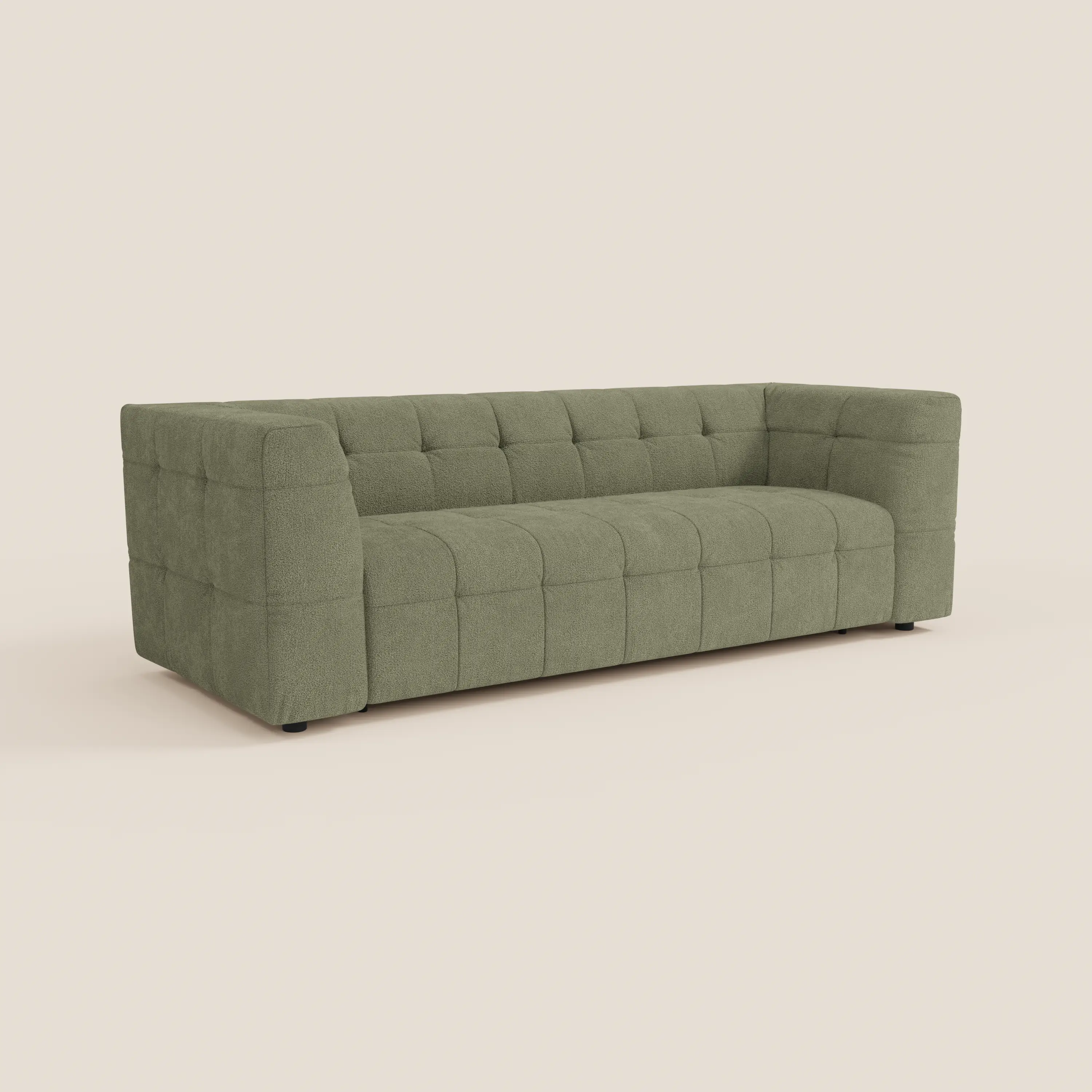 Mosaic – Canapé modulable 3 places en bouclé : avec finition capitonnée et design en tissu détachable T21 - Image 122