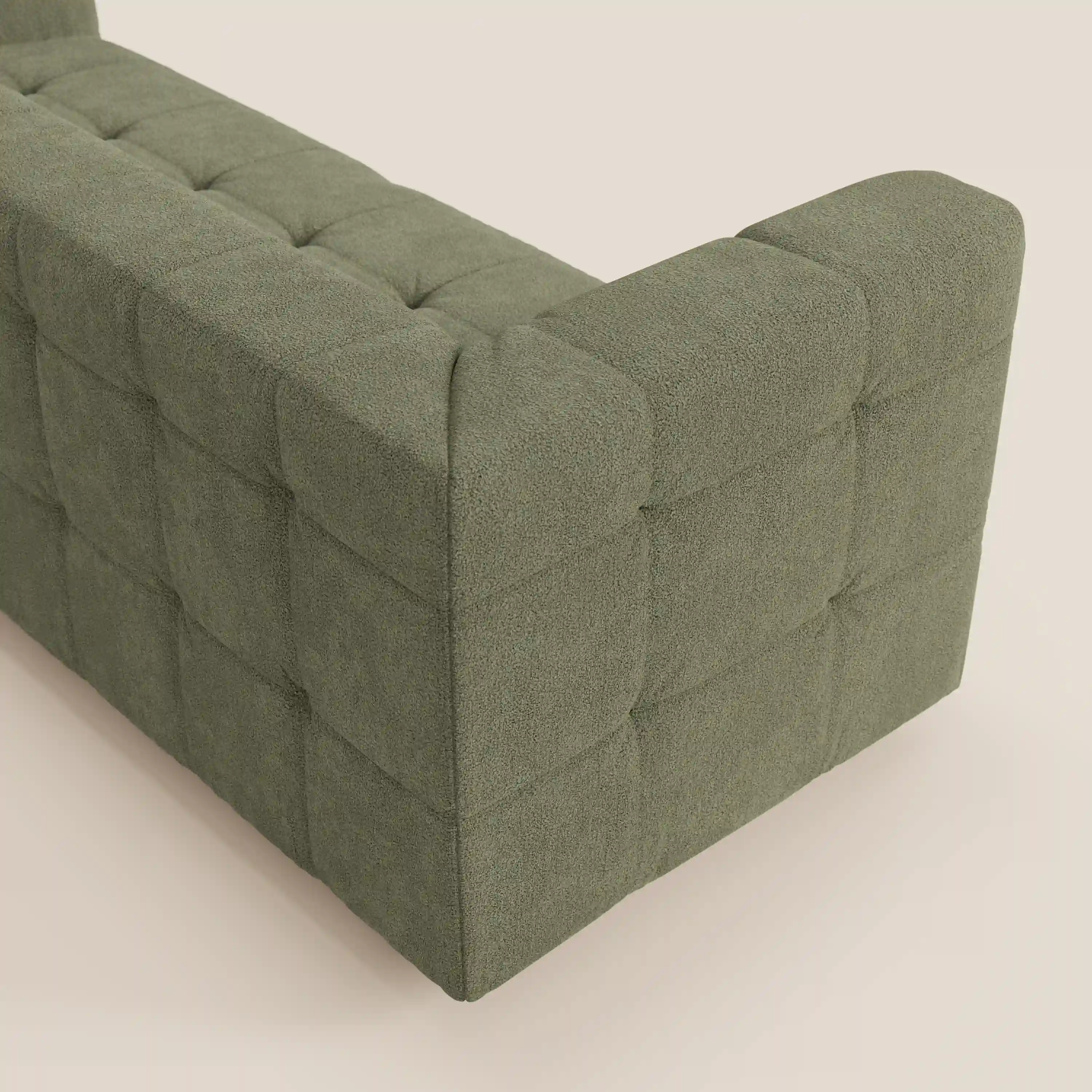 Mosaic – Canapé modulable 3 places en bouclé : avec finition capitonnée et design en tissu détachable T21 - Image 127