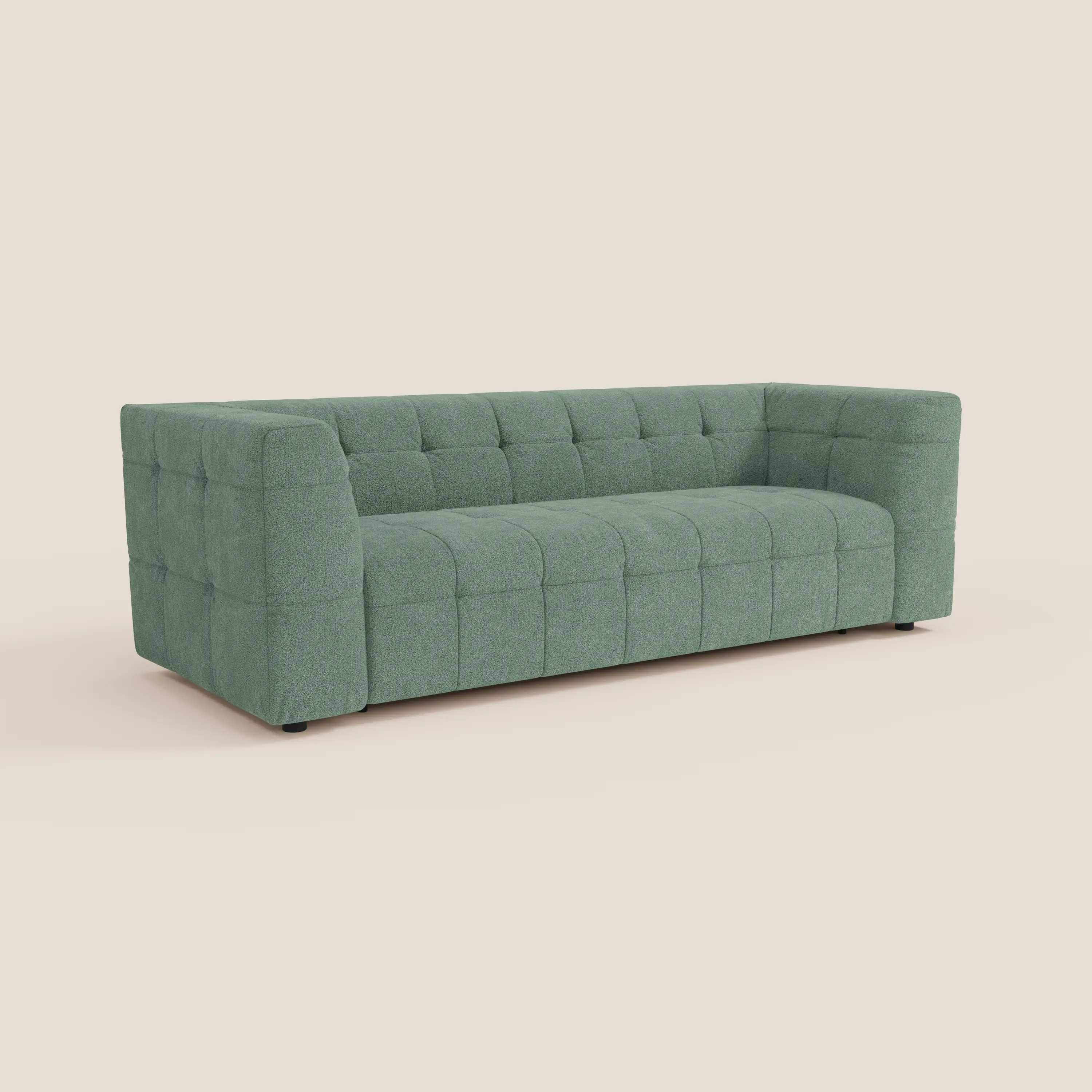 Mosaic – Canapé modulable 3 places en bouclé : avec finition capitonnée et design en tissu détachable T21 - Image 131