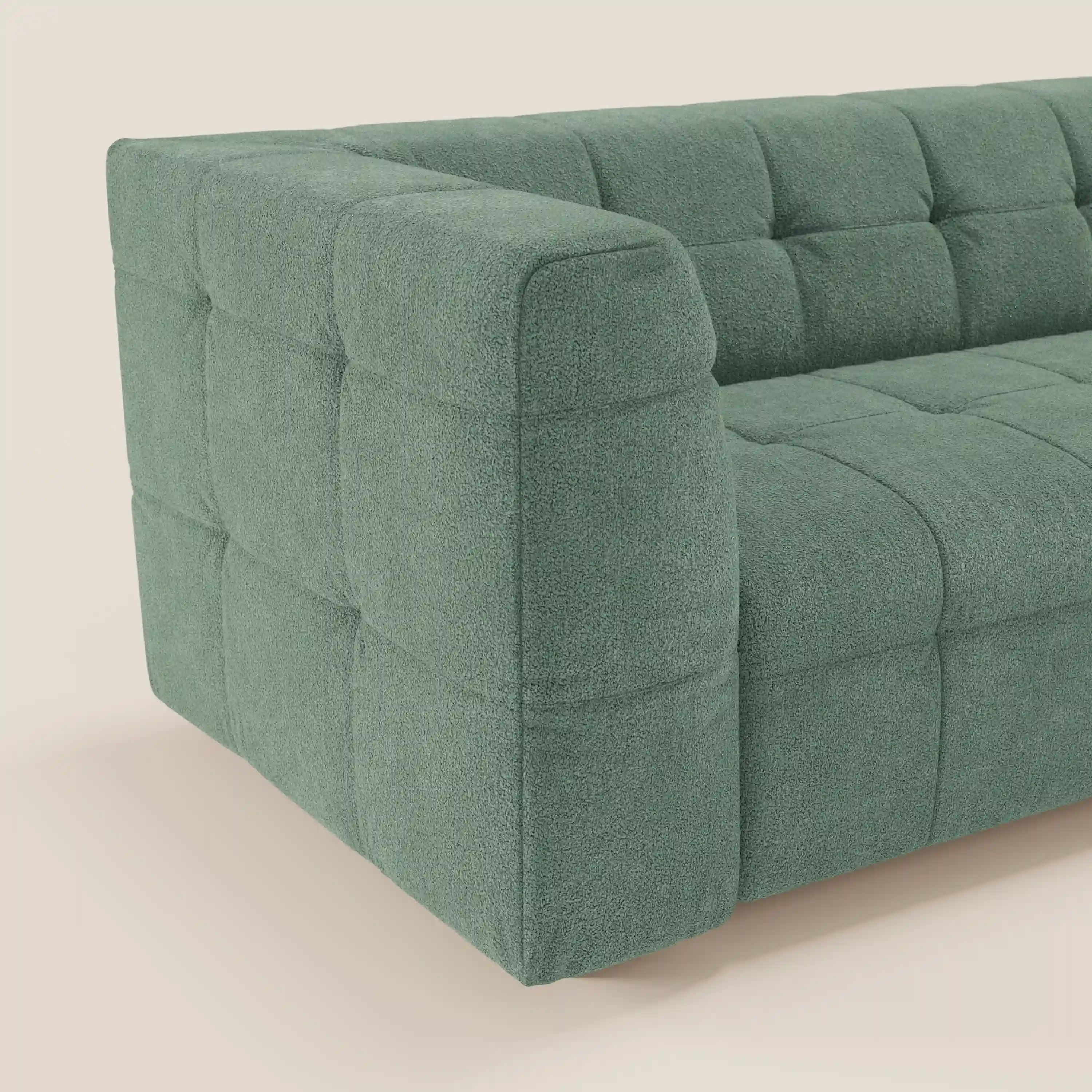 Mosaic – Canapé modulable 3 places en bouclé : avec finition capitonnée et design en tissu détachable T21 - Image 133