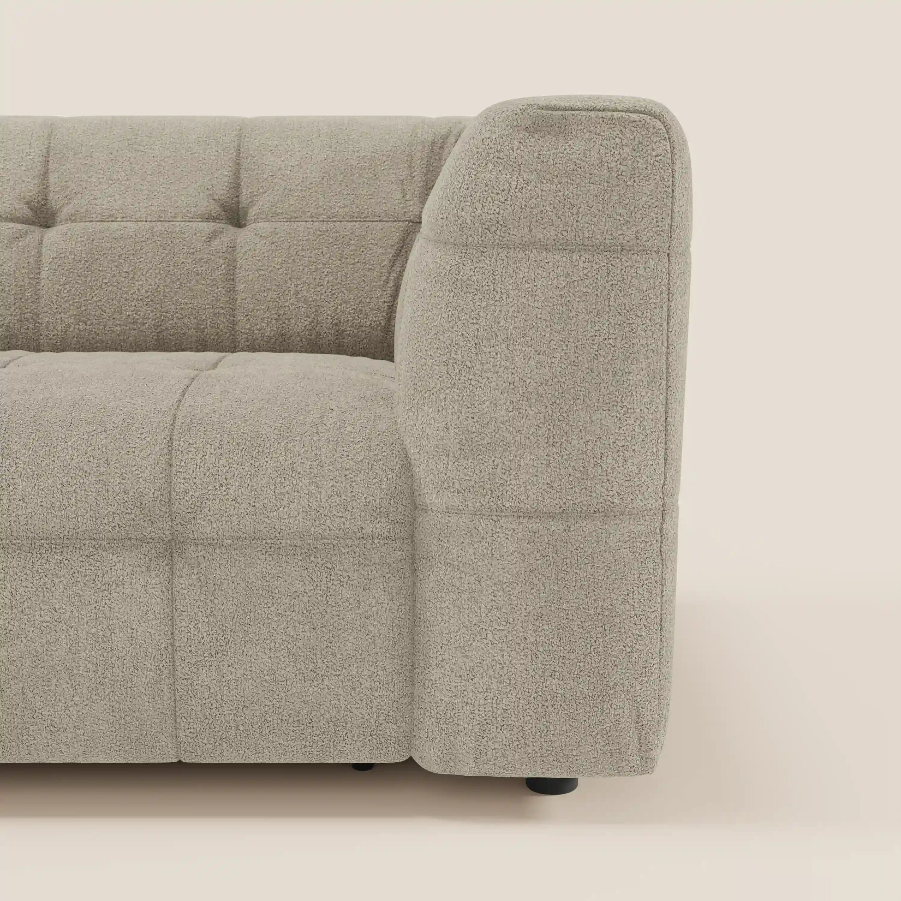 Mosaic – Canapé modulable 3 places en bouclé : avec finition capitonnée et design en tissu détachable T21 - Image 24