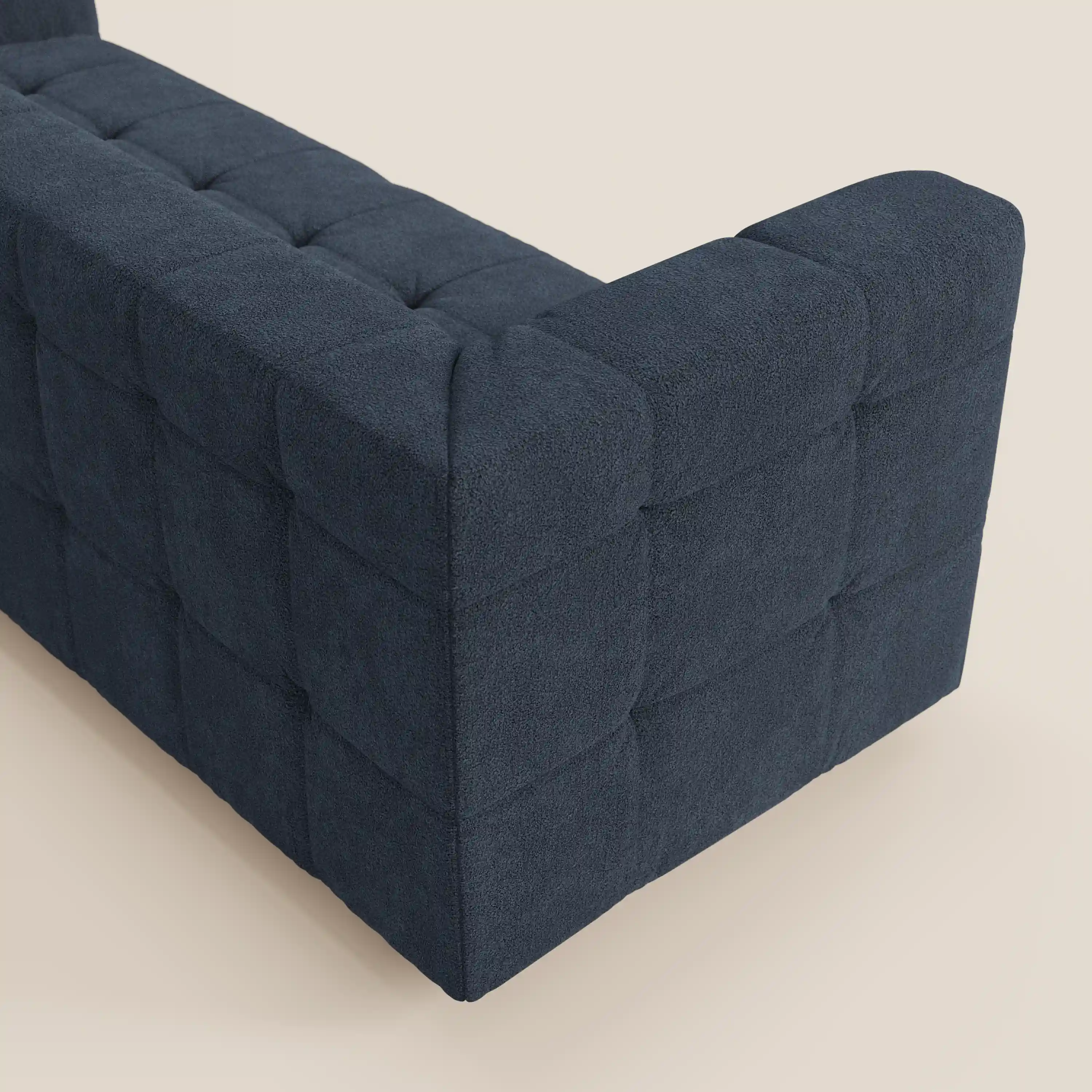 Mosaic – Canapé modulable 3 places en bouclé : avec finition capitonnée et design en tissu détachable T21 - Image 46
