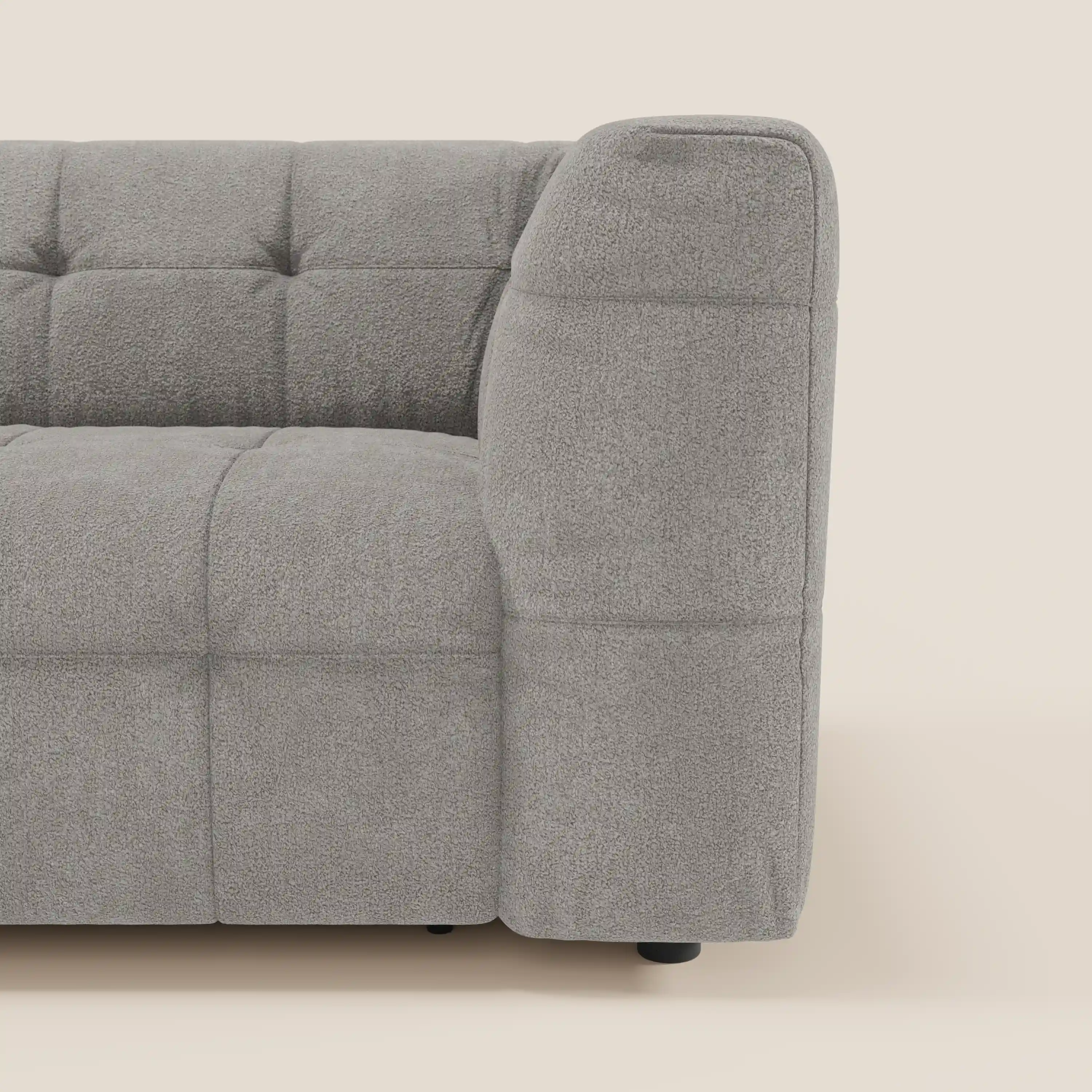 Mosaic – Canapé modulable 3 places en bouclé : avec finition capitonnée et design en tissu détachable T21 - Image 51