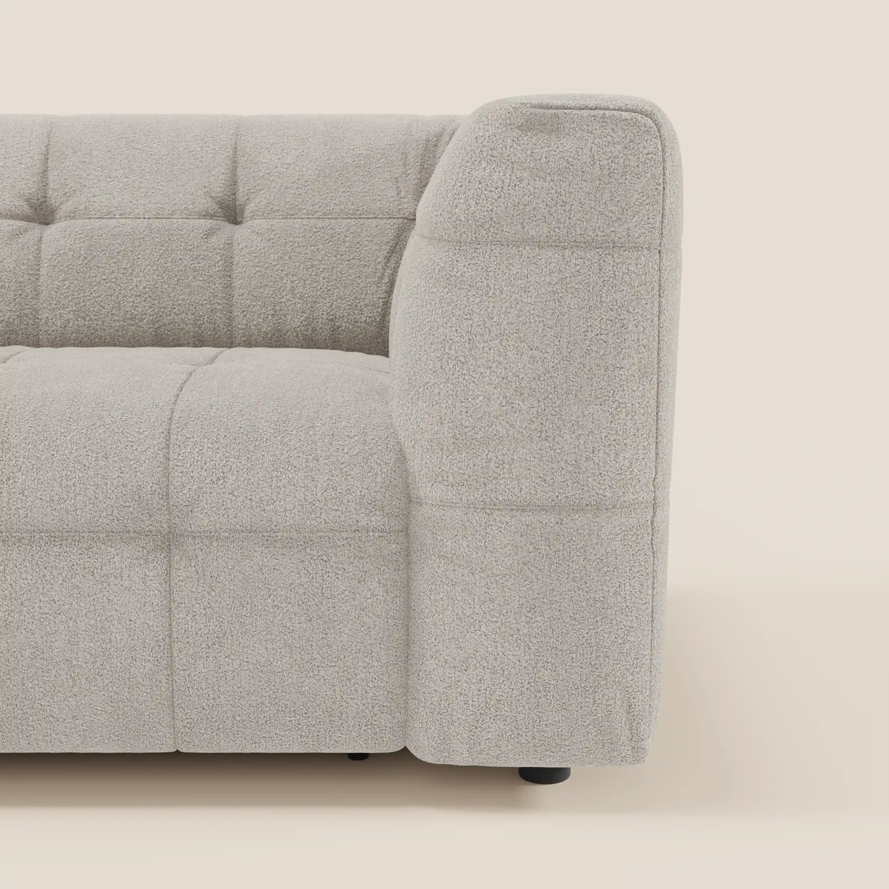 Mosaic – Canapé modulable 3 places en bouclé : avec finition capitonnée et design en tissu détachable T21 - Image 60