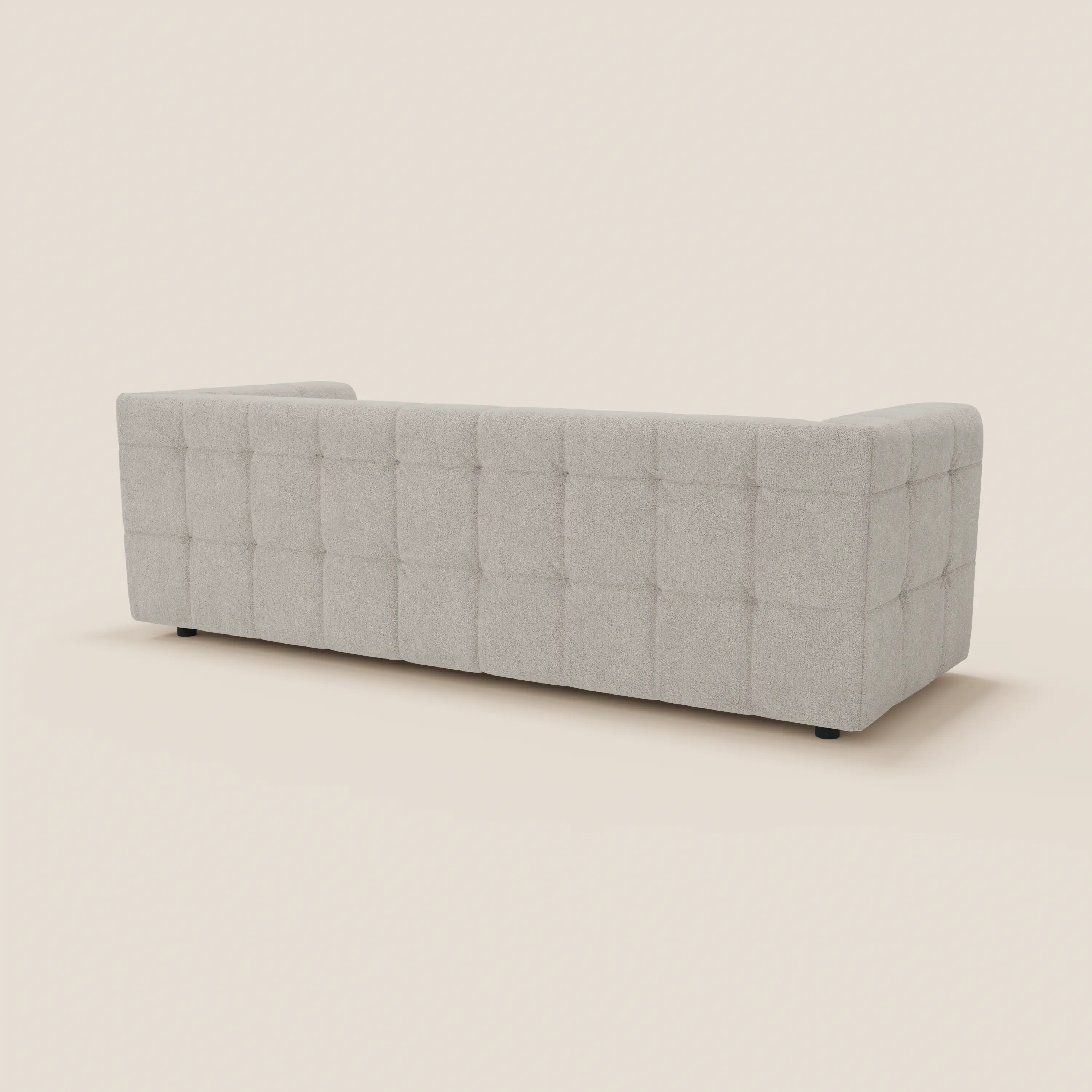 Mosaic – Canapé modulable 3 places en bouclé : avec finition capitonnée et design en tissu détachable T21 - Image 63