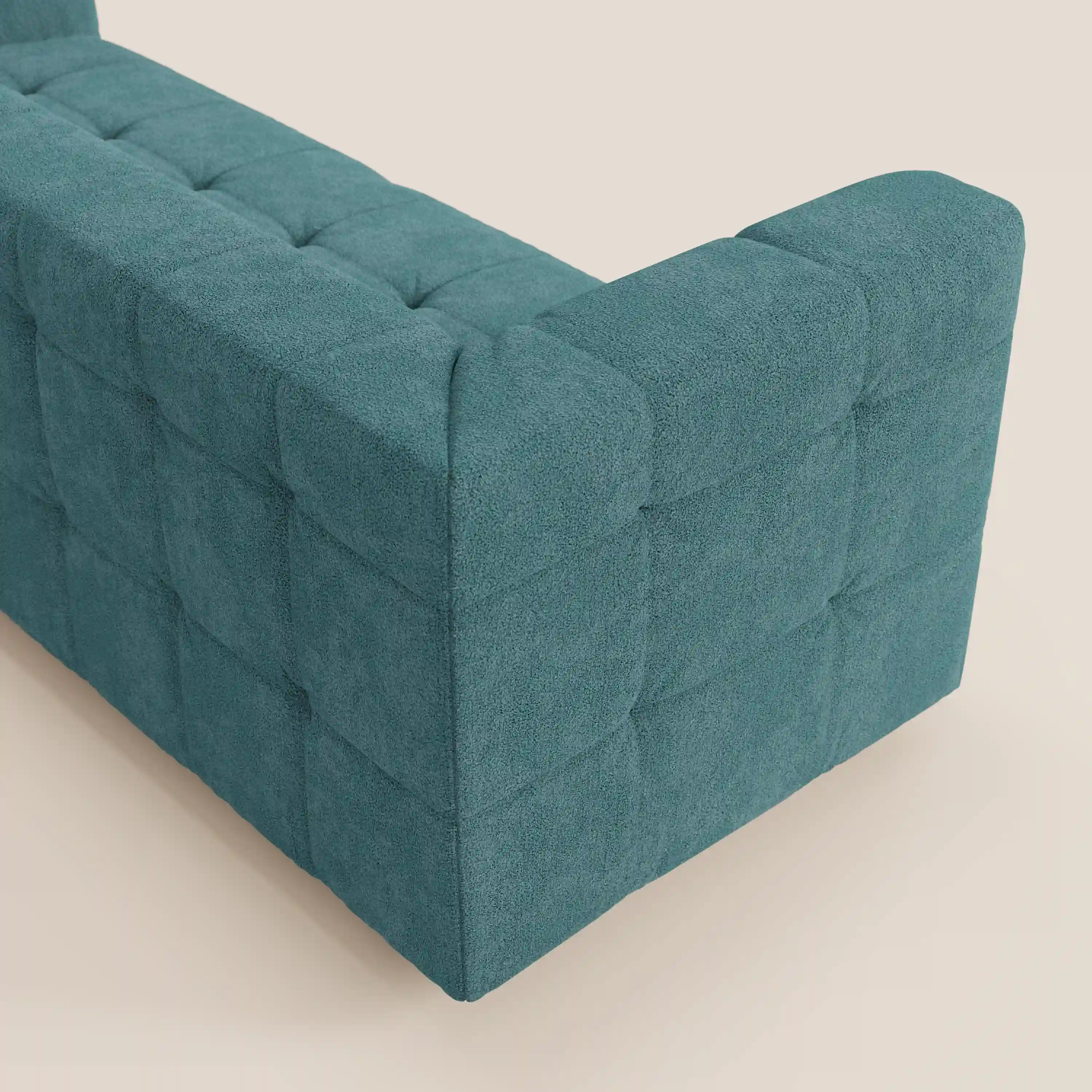 Mosaic – Canapé modulable 3 places en bouclé : avec finition capitonnée et design en tissu détachable T21 - Image 73