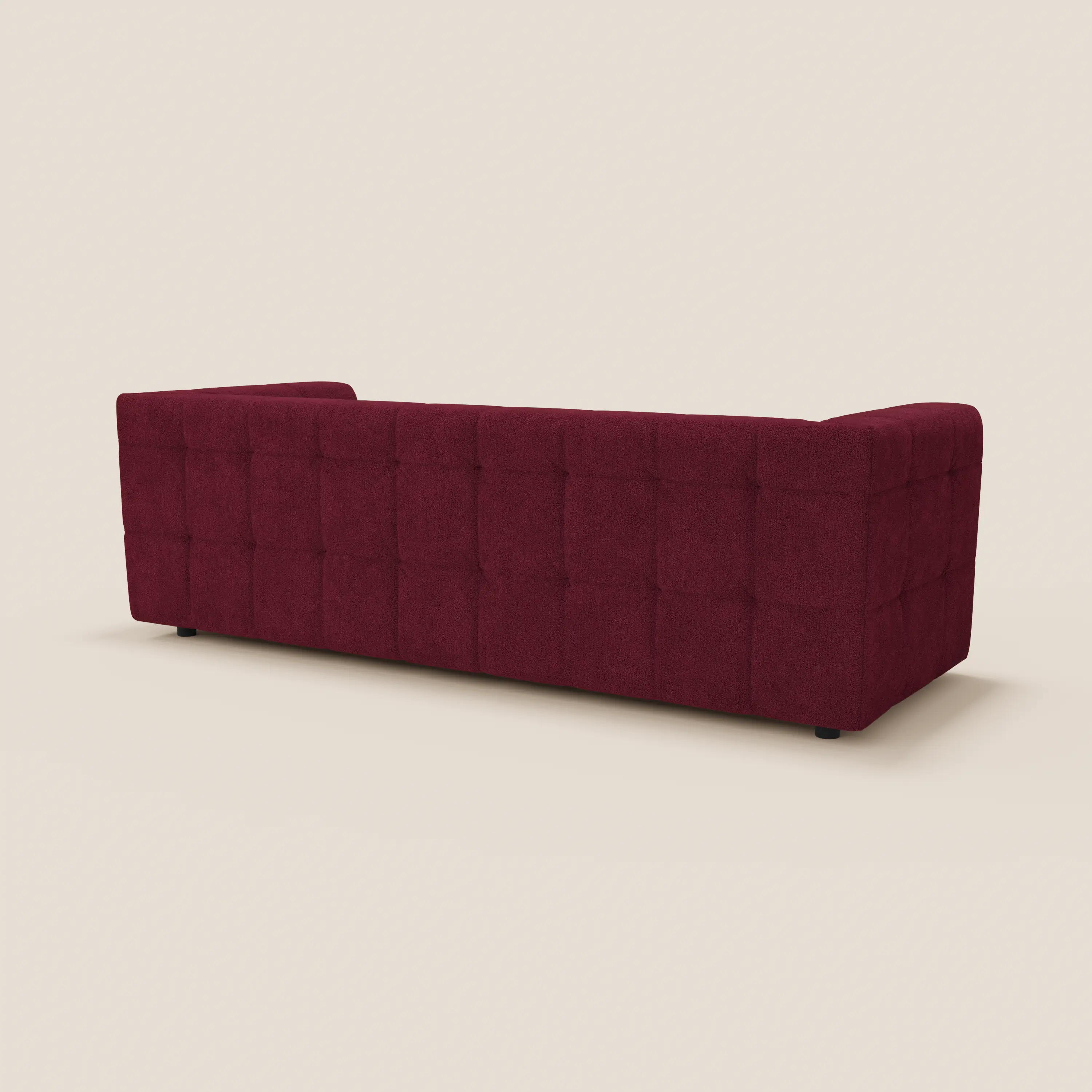 Mosaic – Canapé modulable 3 places en bouclé : avec finition capitonnée et design en tissu détachable T21 - Image 90