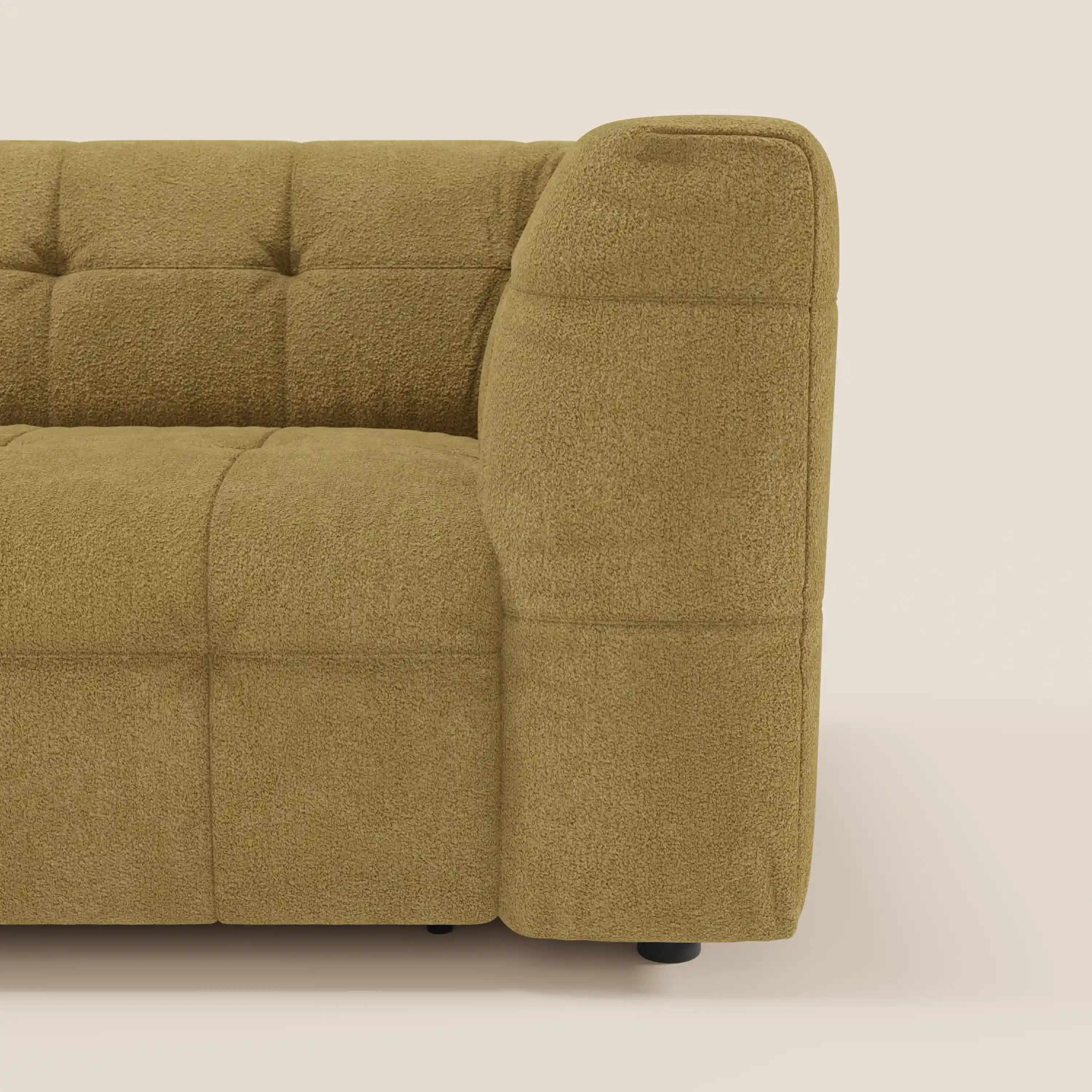 Mosaic – Canapé modulable 3 places en bouclé : avec finition capitonnée et design en tissu détachable T21 - Image 96