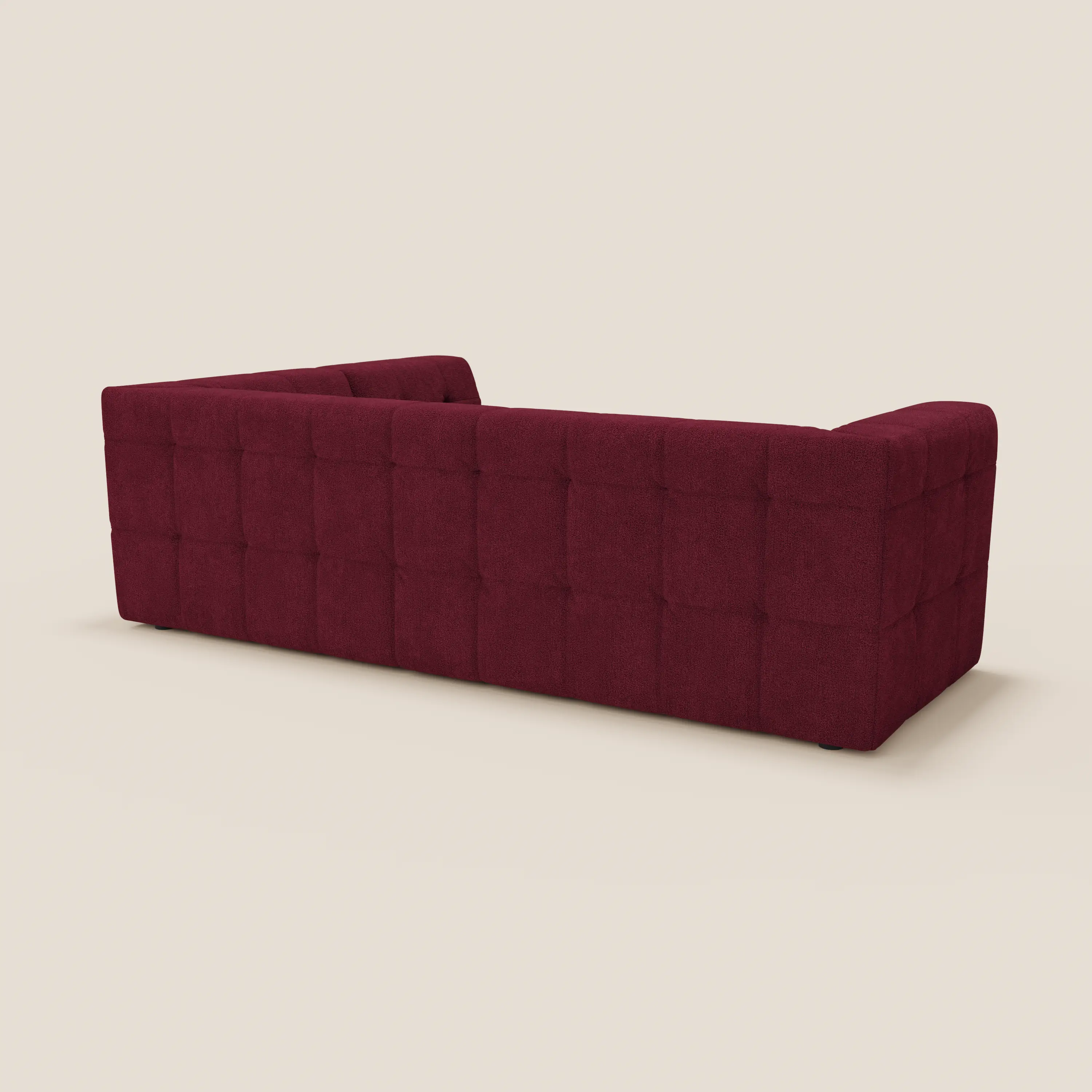 Mosaic canapé d'angle modulable en bouclé : capitonné et design en tissu détachable T21 - Image 110