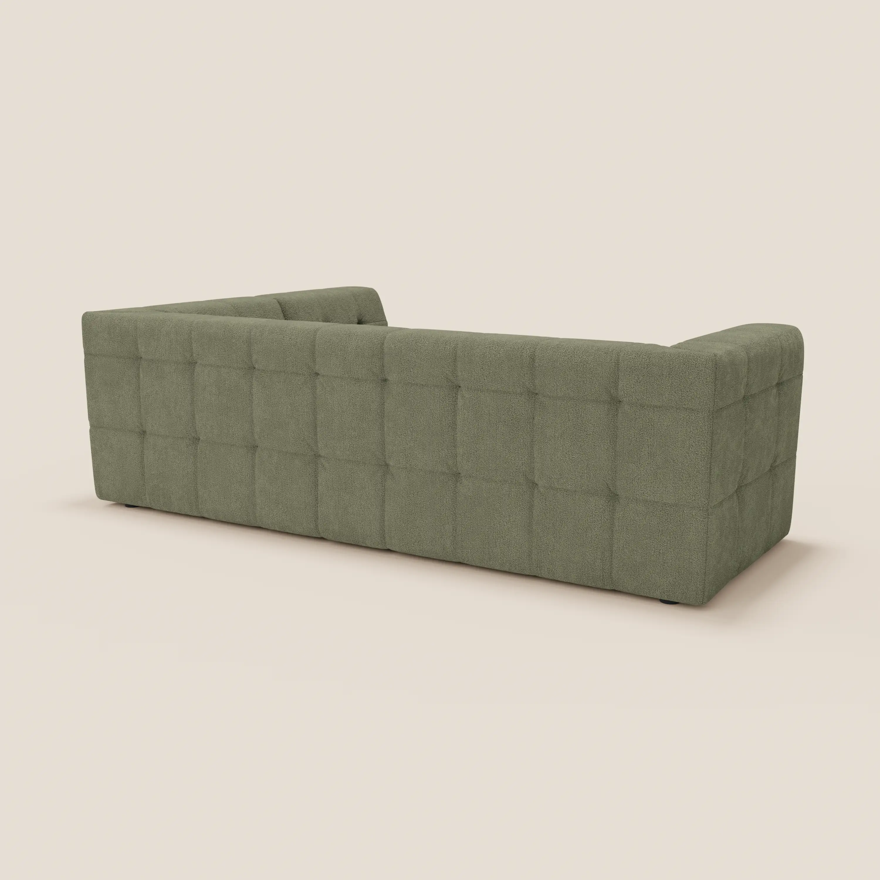 Mosaic canapé d'angle modulable en bouclé : capitonné et design en tissu détachable T21 - Image 154