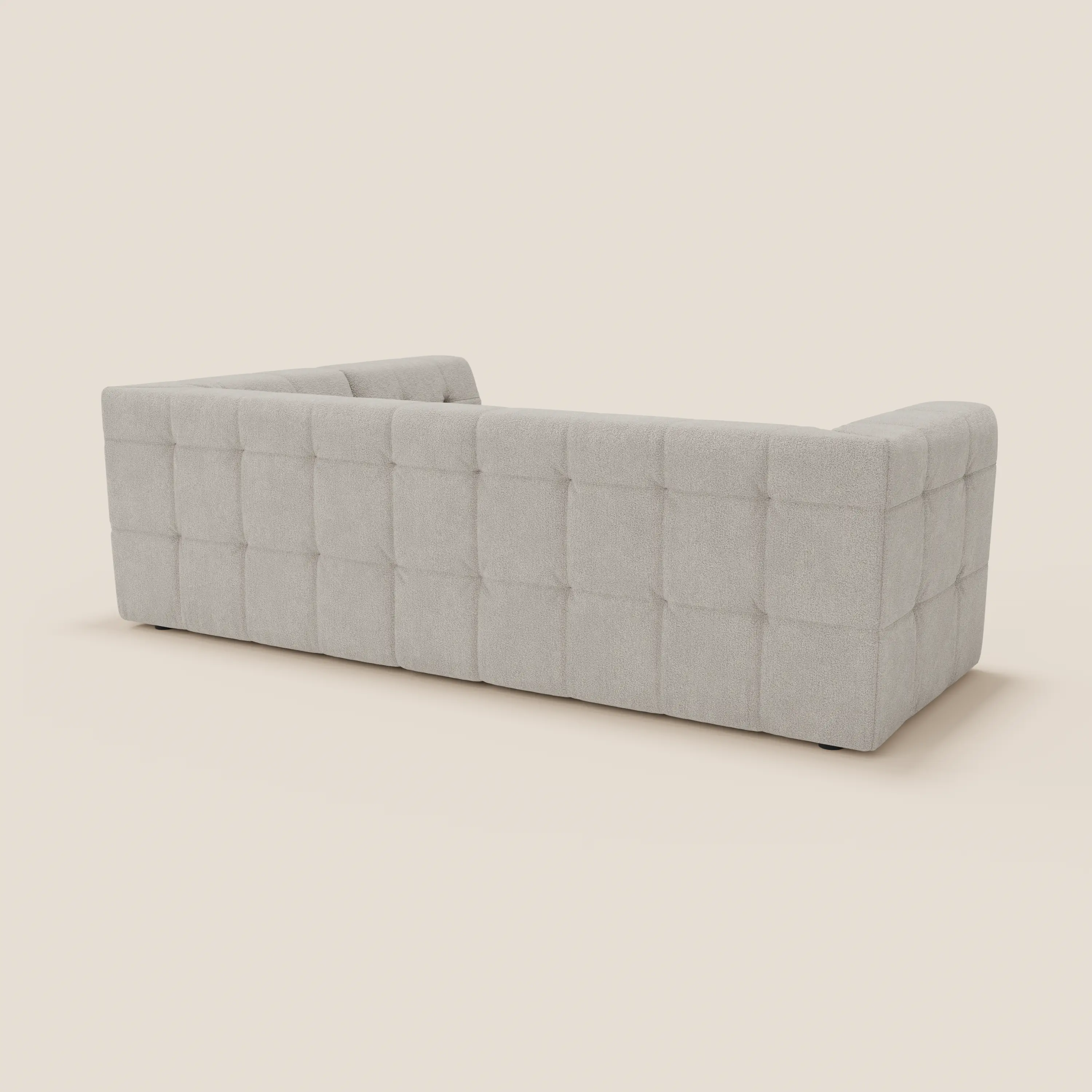 Mosaic canapé d'angle modulable en bouclé : capitonné et design en tissu détachable T21 - Image 22