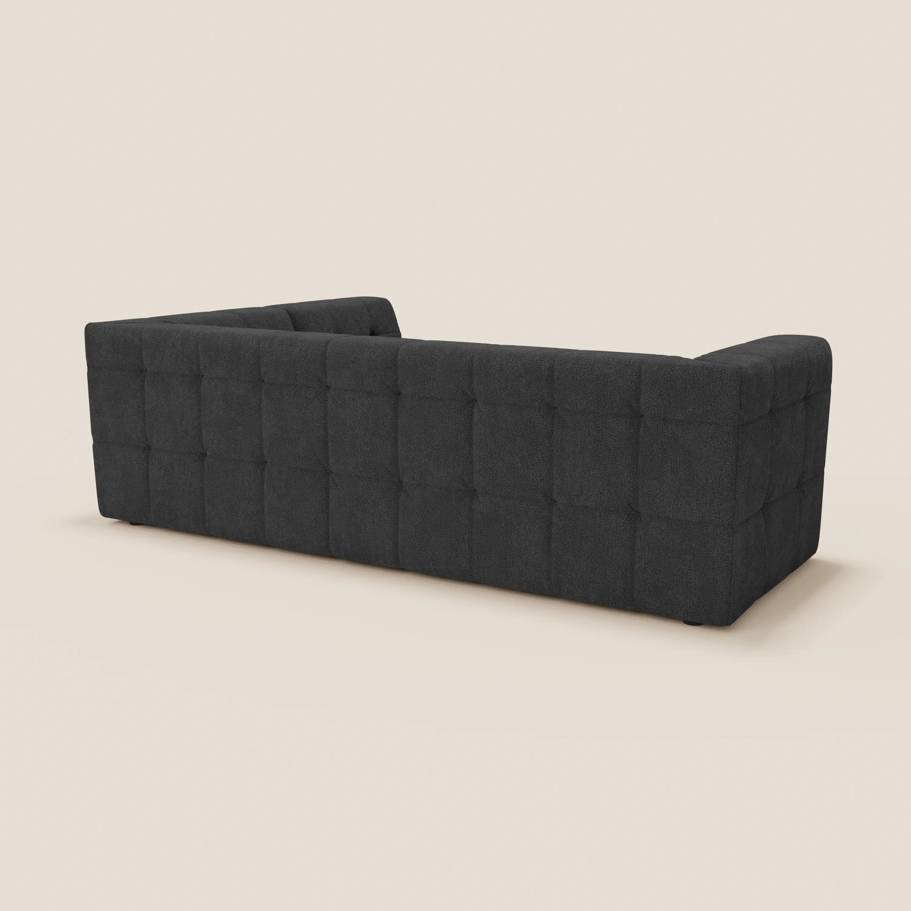 Mosaic canapé d'angle modulable en bouclé : capitonné et design en tissu détachable T21 - Image 33