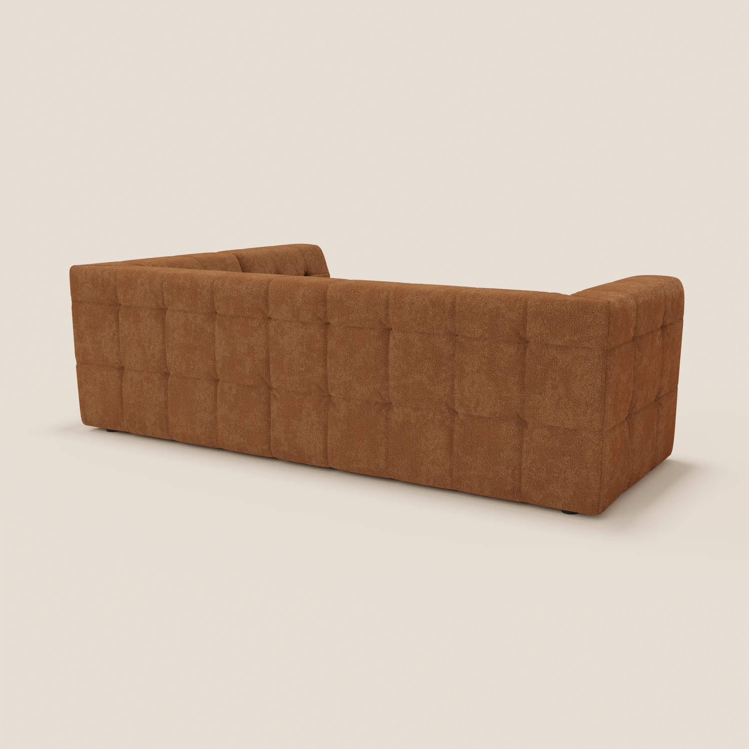 Mosaic canapé d'angle modulable en bouclé : capitonné et design en tissu détachable T21 - Image 44