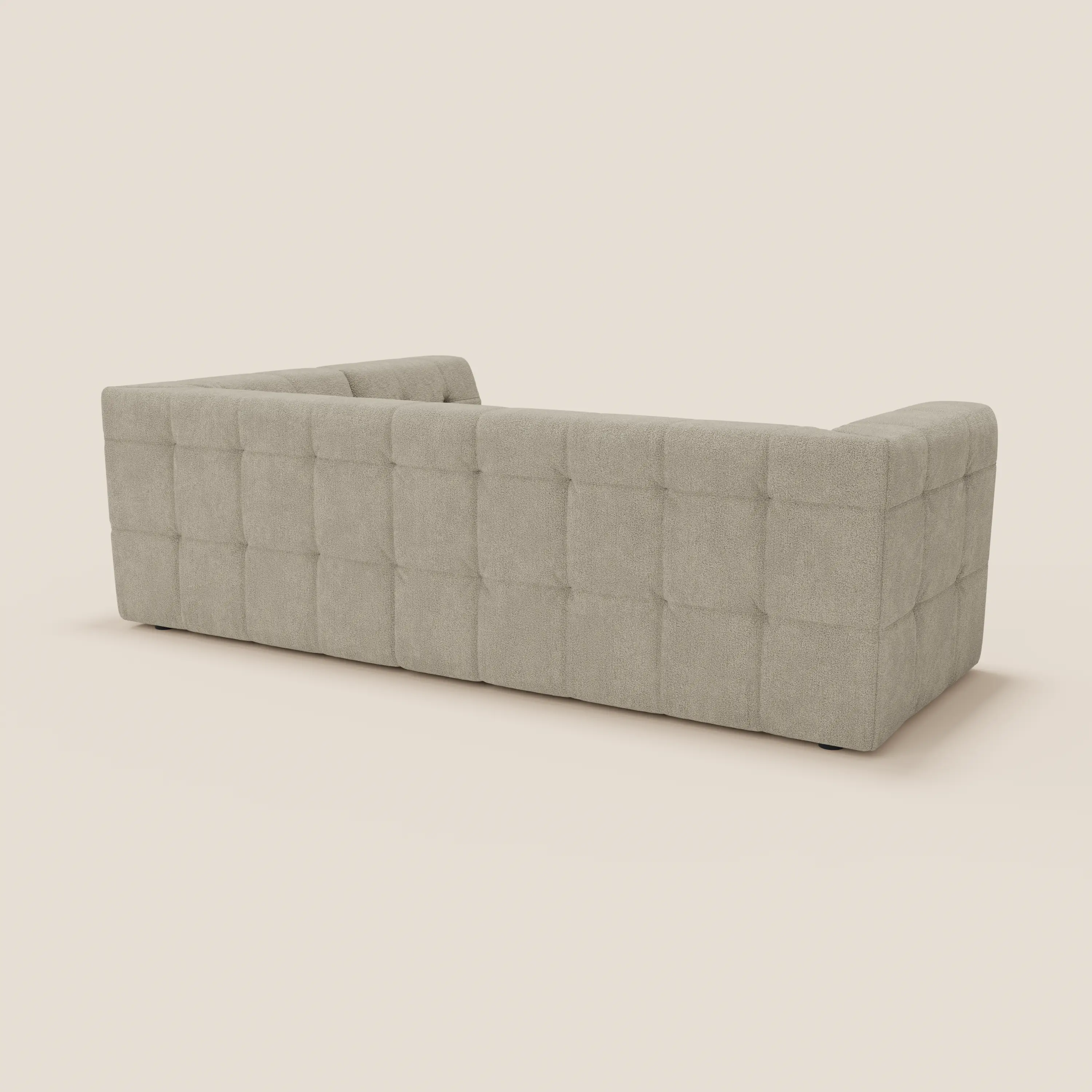 Mosaic canapé d'angle modulable en bouclé : capitonné et design en tissu détachable T21 - Image 55