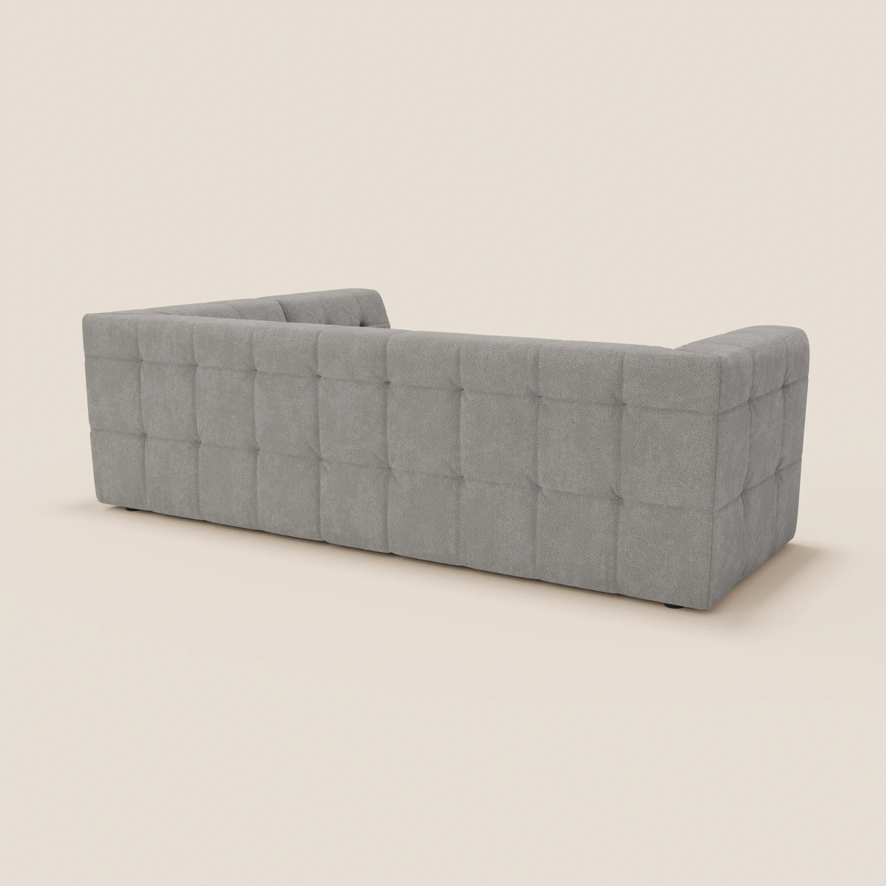 Mosaic canapé d'angle modulable en bouclé : capitonné et design en tissu détachable T21 - Image 77