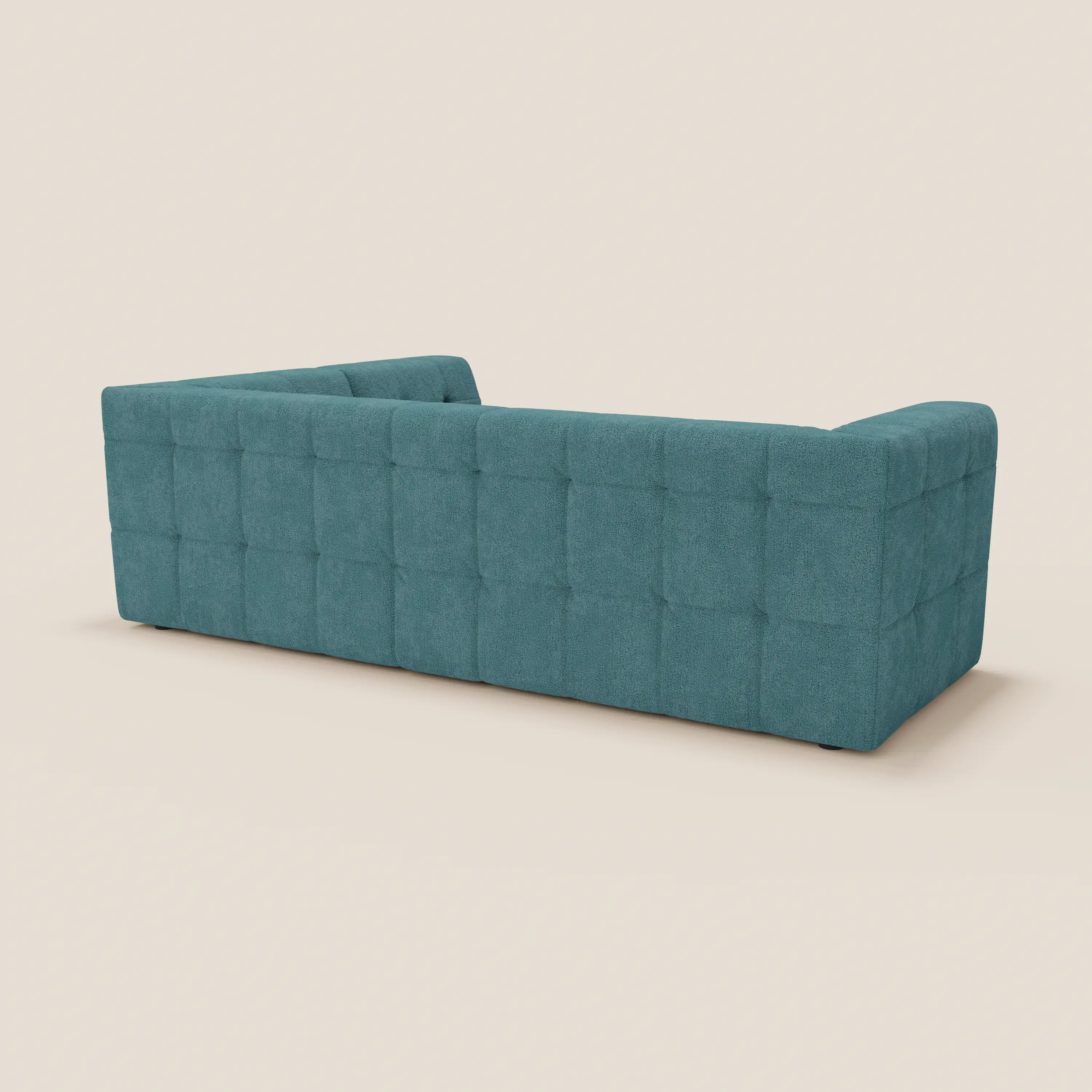 Mosaic canapé d'angle modulable en bouclé : capitonné et design en tissu détachable T21 - Image 88