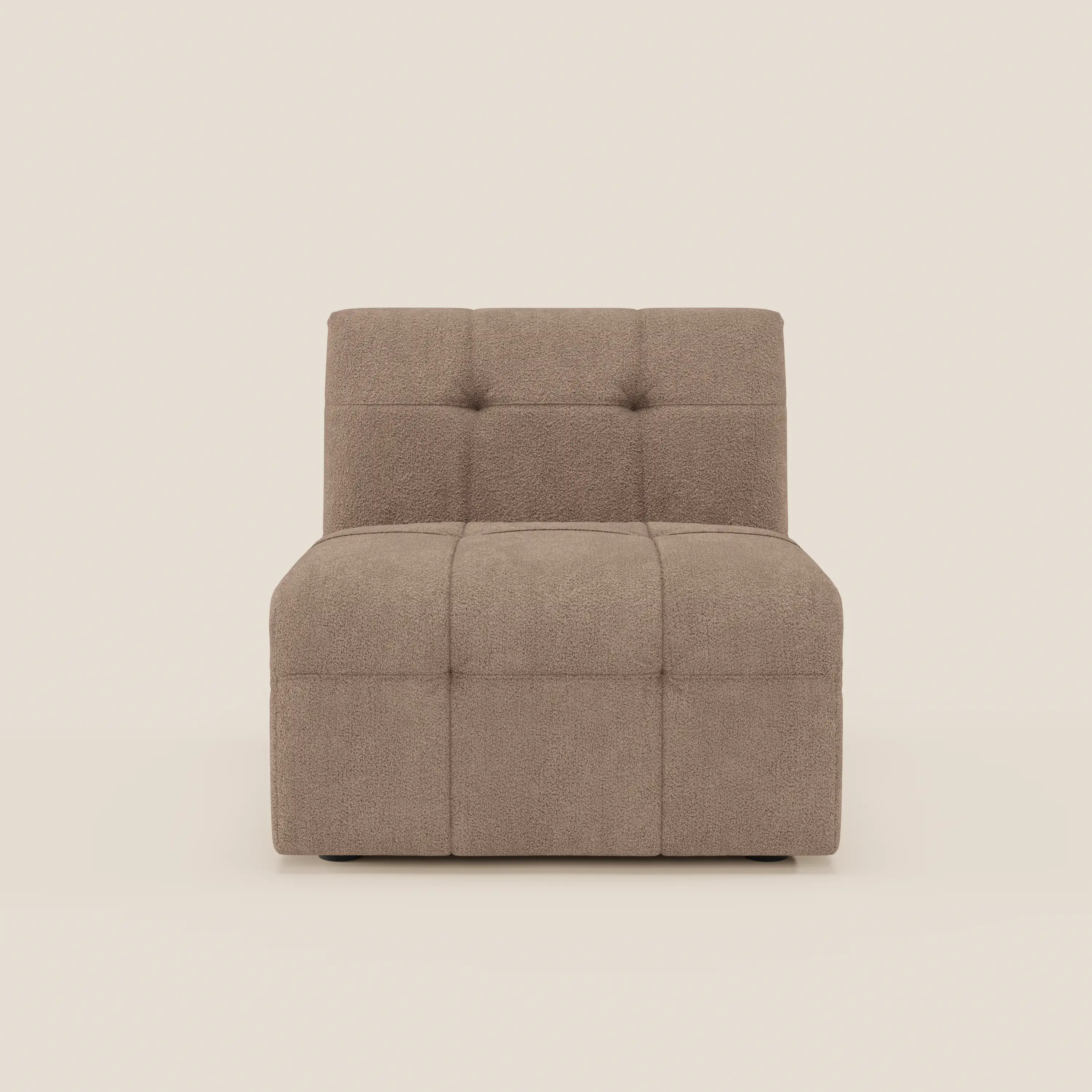 Mosaic module fauteuil 77 cm en bouclé - finition capitonnée et design en tissu détachable T21 - Image 101