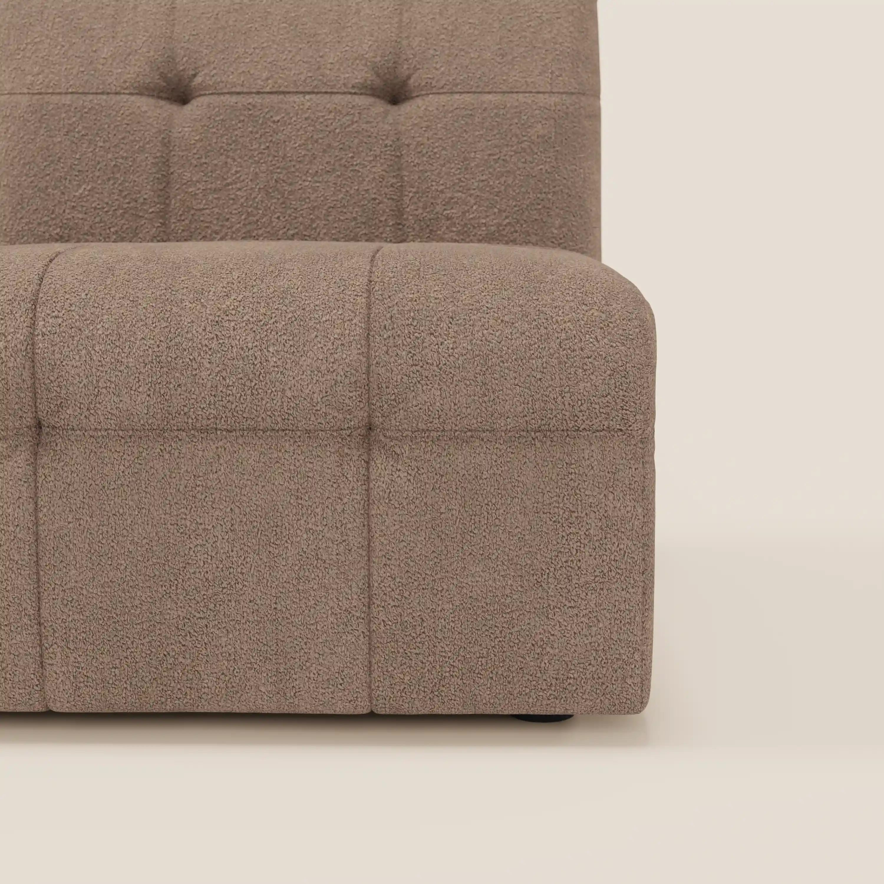 Mosaic module fauteuil 77 cm en bouclé - finition capitonnée et design en tissu détachable T21 - Image 104