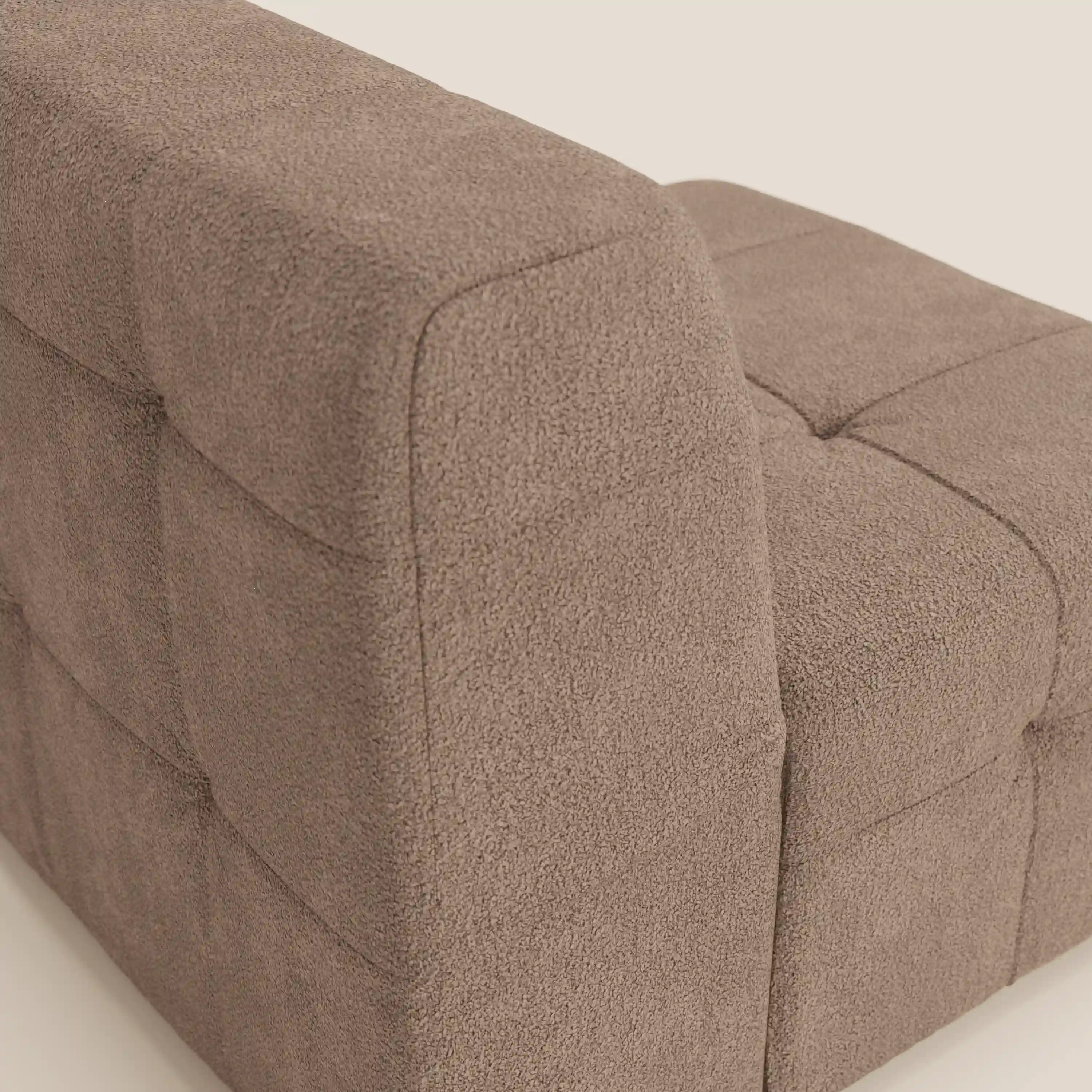 Mosaic module fauteuil 77 cm en bouclé - finition capitonnée et design en tissu détachable T21 - Image 107