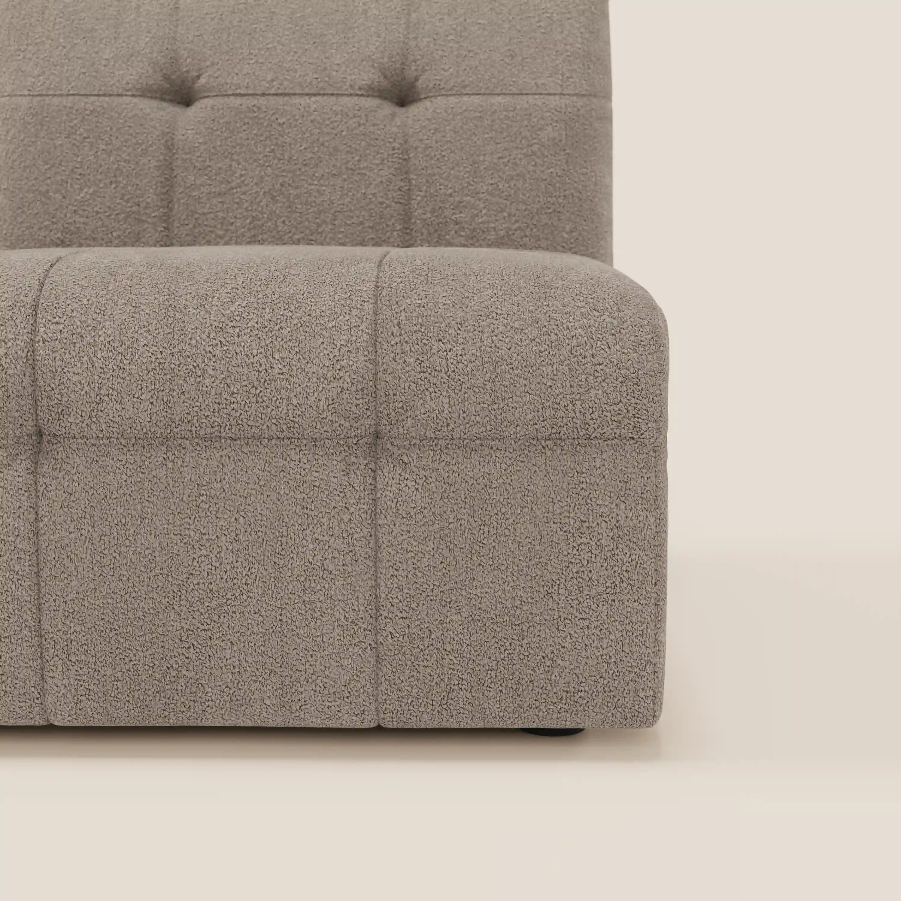 Mosaic module fauteuil 77 cm en bouclé - finition capitonnée et design en tissu détachable T21 - Image 113