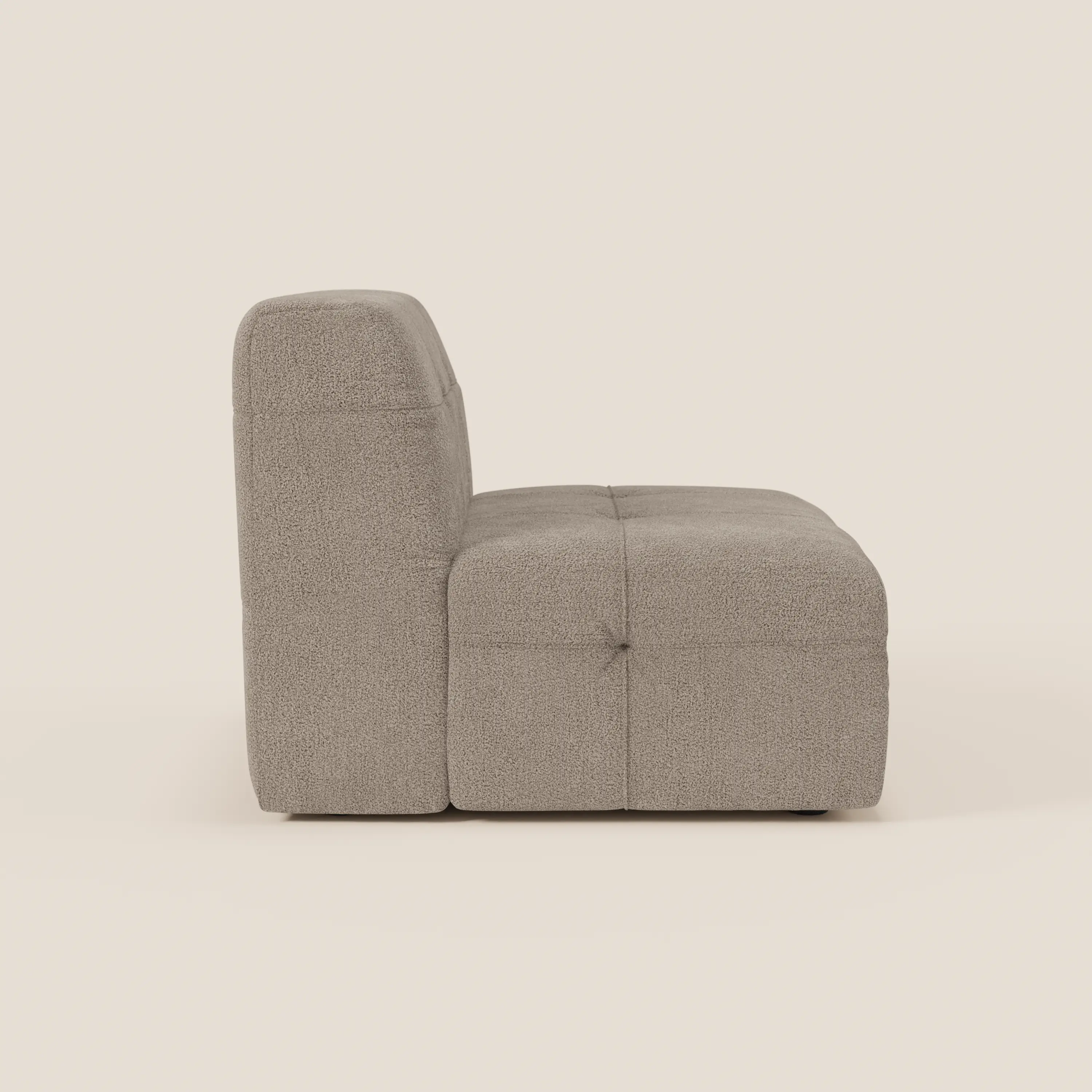 Mosaic module fauteuil 77 cm en bouclé - finition capitonnée et design en tissu détachable T21 - Image 114