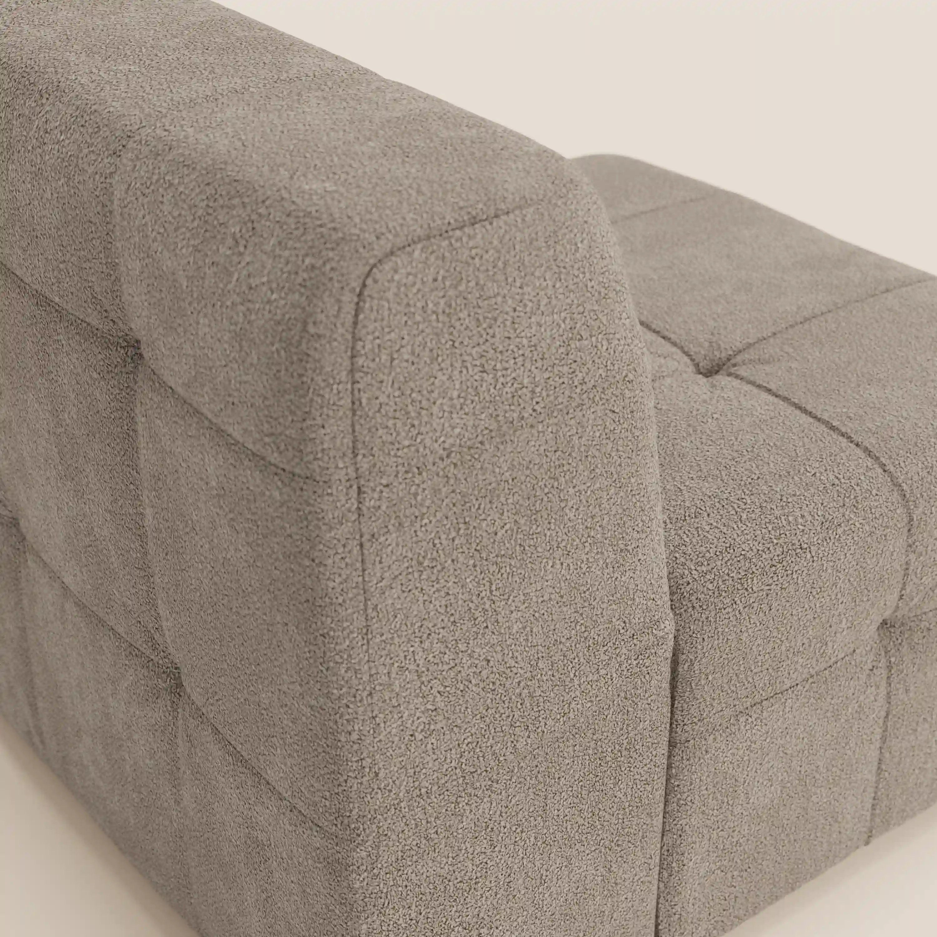 Mosaic module fauteuil 77 cm en bouclé - finition capitonnée et design en tissu détachable T21 - Image 116