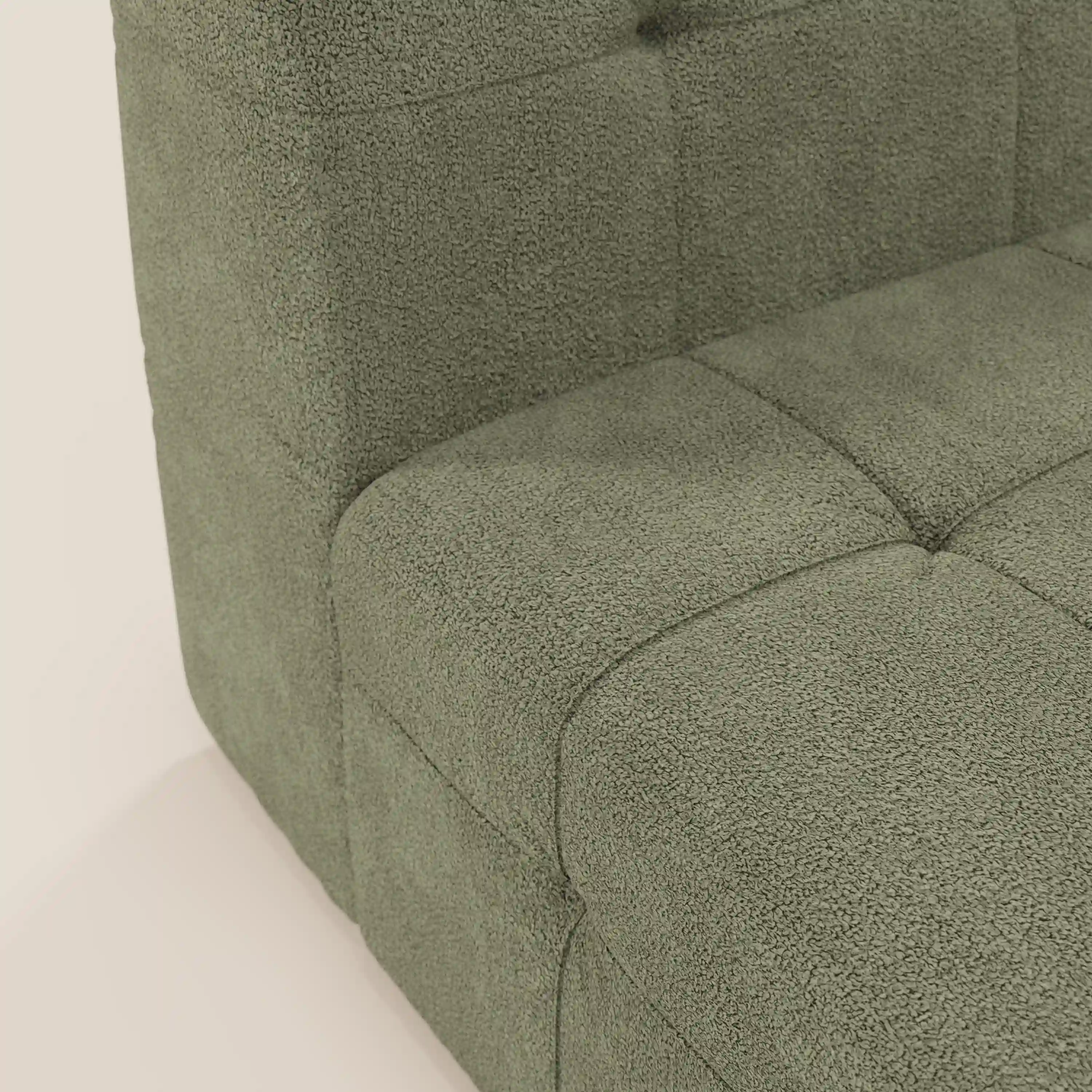 Mosaic module fauteuil 77 cm en bouclé - finition capitonnée et design en tissu détachable T21 - Image 121