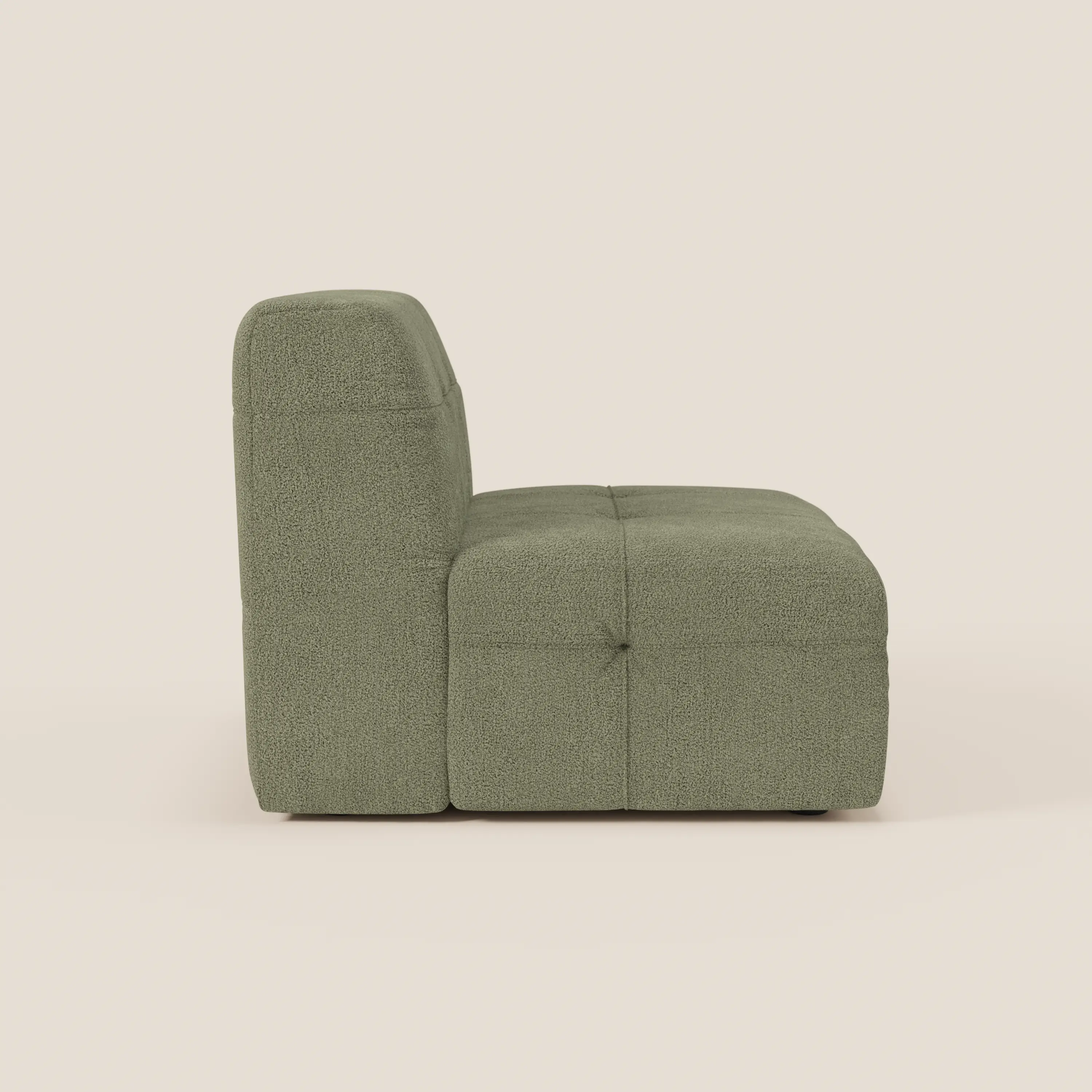 Mosaic module fauteuil 77 cm en bouclé - finition capitonnée et design en tissu détachable T21 - Image 123