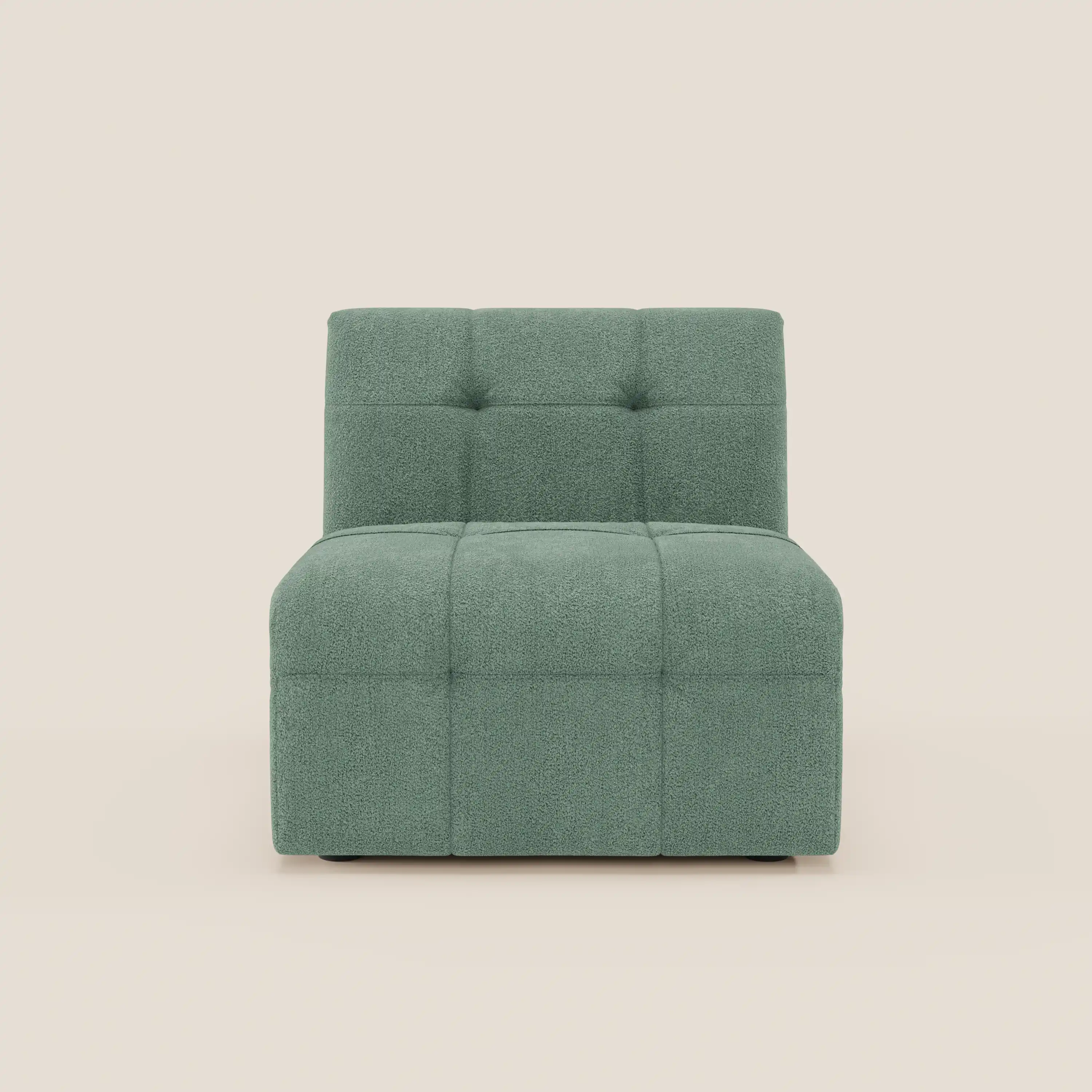 Mosaic module fauteuil 77 cm en bouclé - finition capitonnée et design en tissu détachable T21 - Image 128