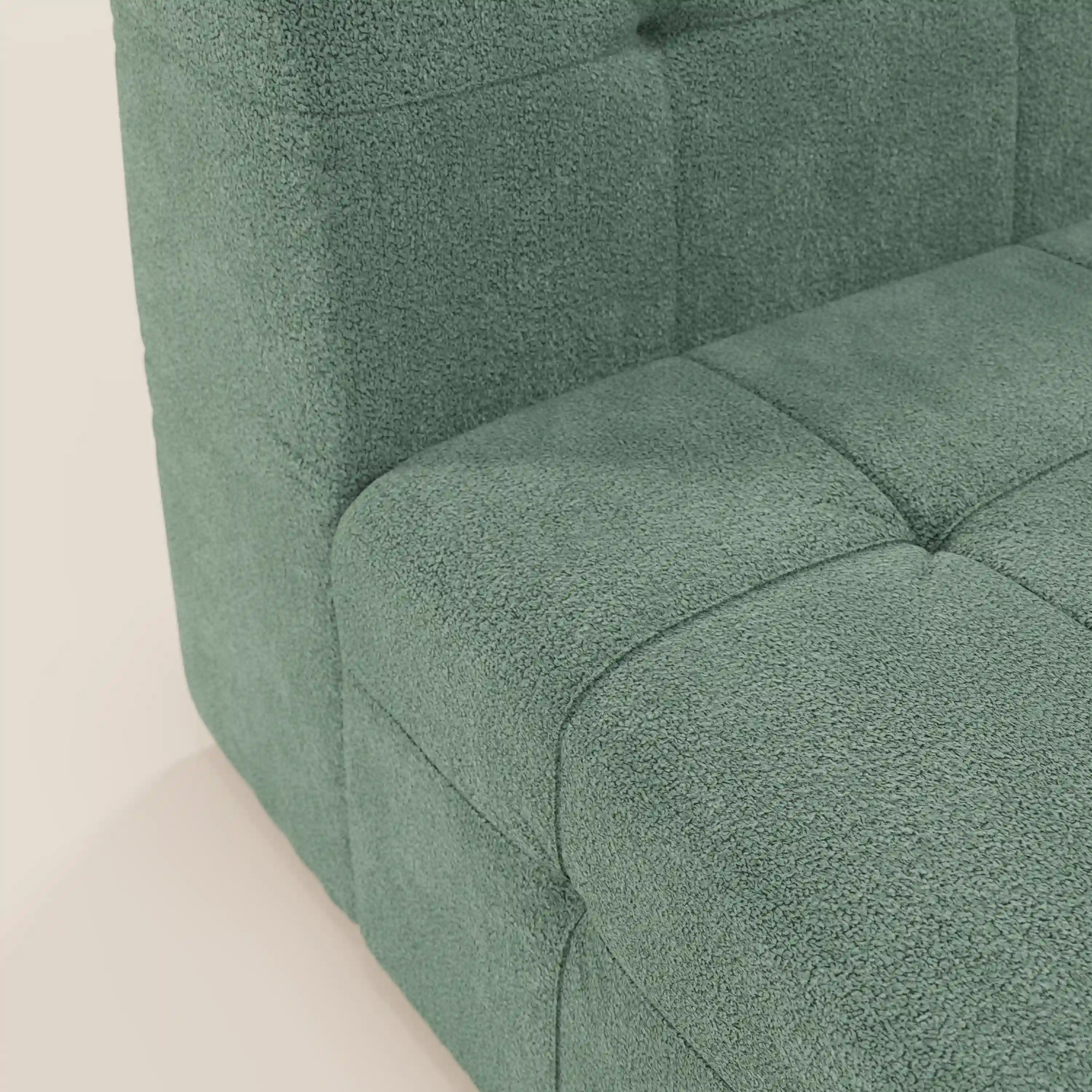 Mosaic module fauteuil 77 cm en bouclé - finition capitonnée et design en tissu détachable T21 - Image 130