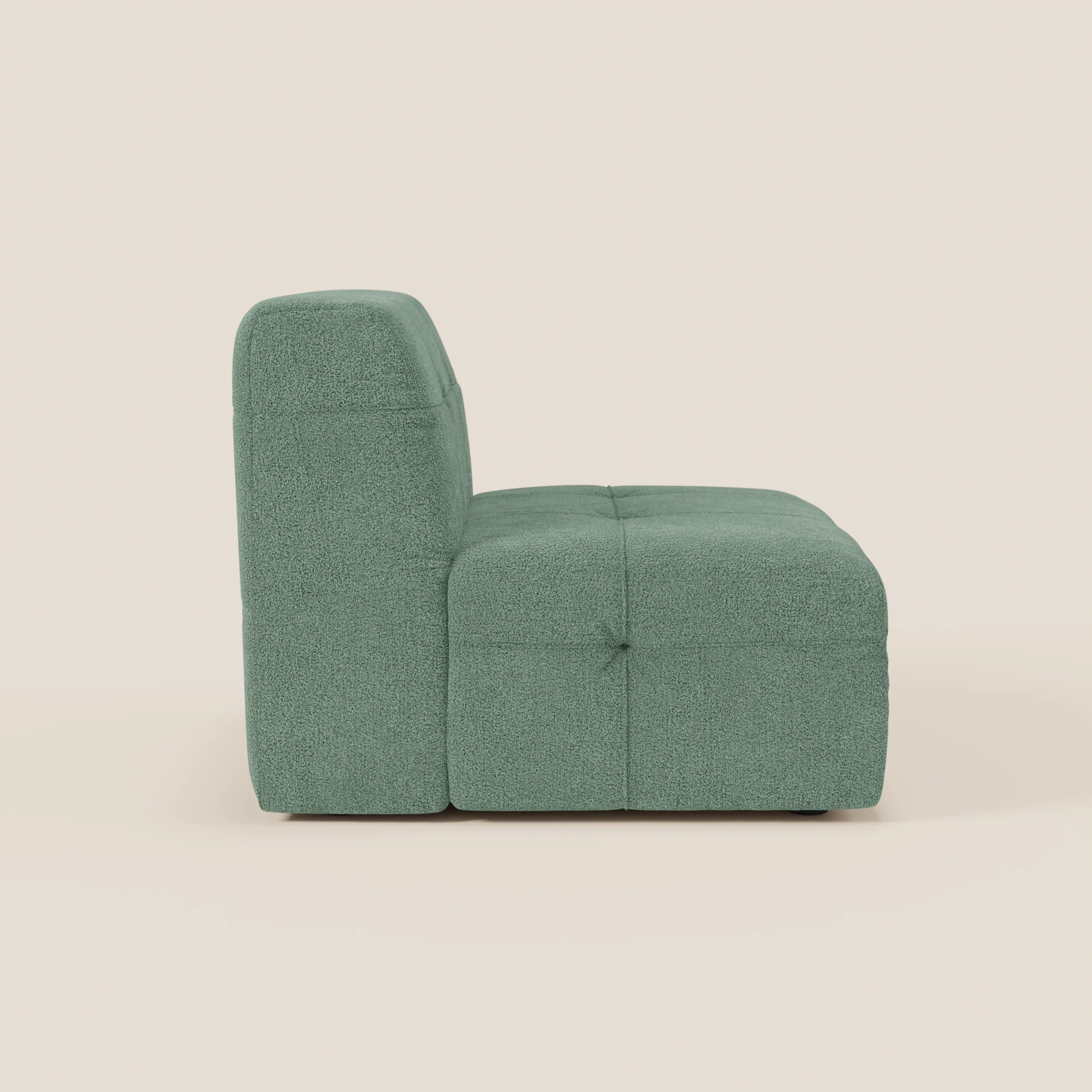 Mosaic module fauteuil 77 cm en bouclé - finition capitonnée et design en tissu détachable T21 - Image 132