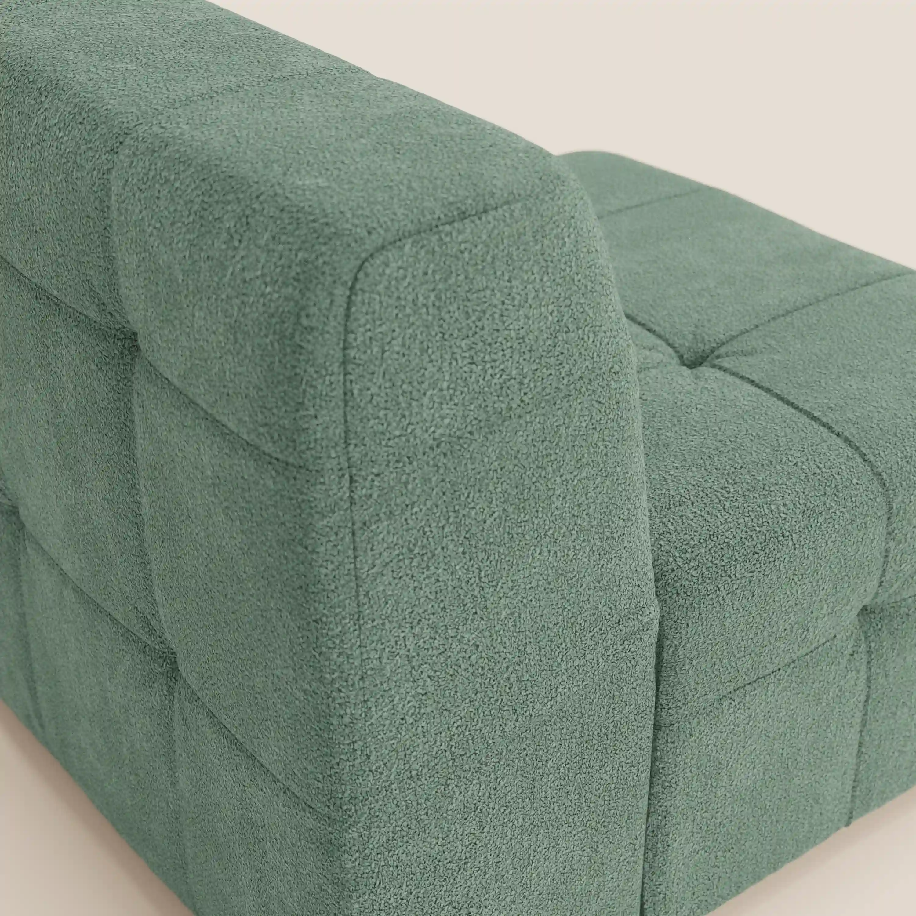 Mosaic module fauteuil 77 cm en bouclé - finition capitonnée et design en tissu détachable T21 - Image 134