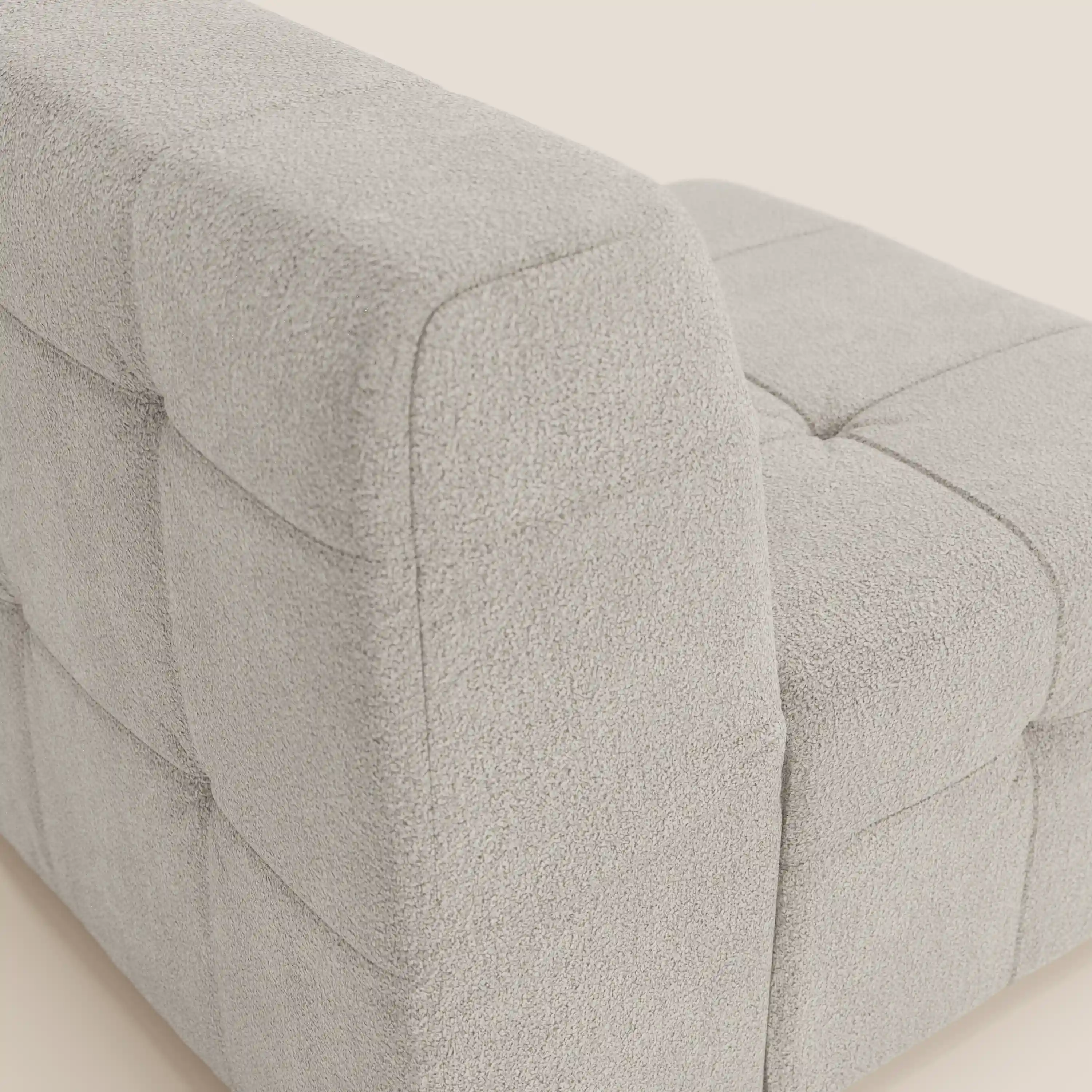 Mosaic module fauteuil 77 cm en bouclé - finition capitonnée et design en tissu détachable T21 - Image 17