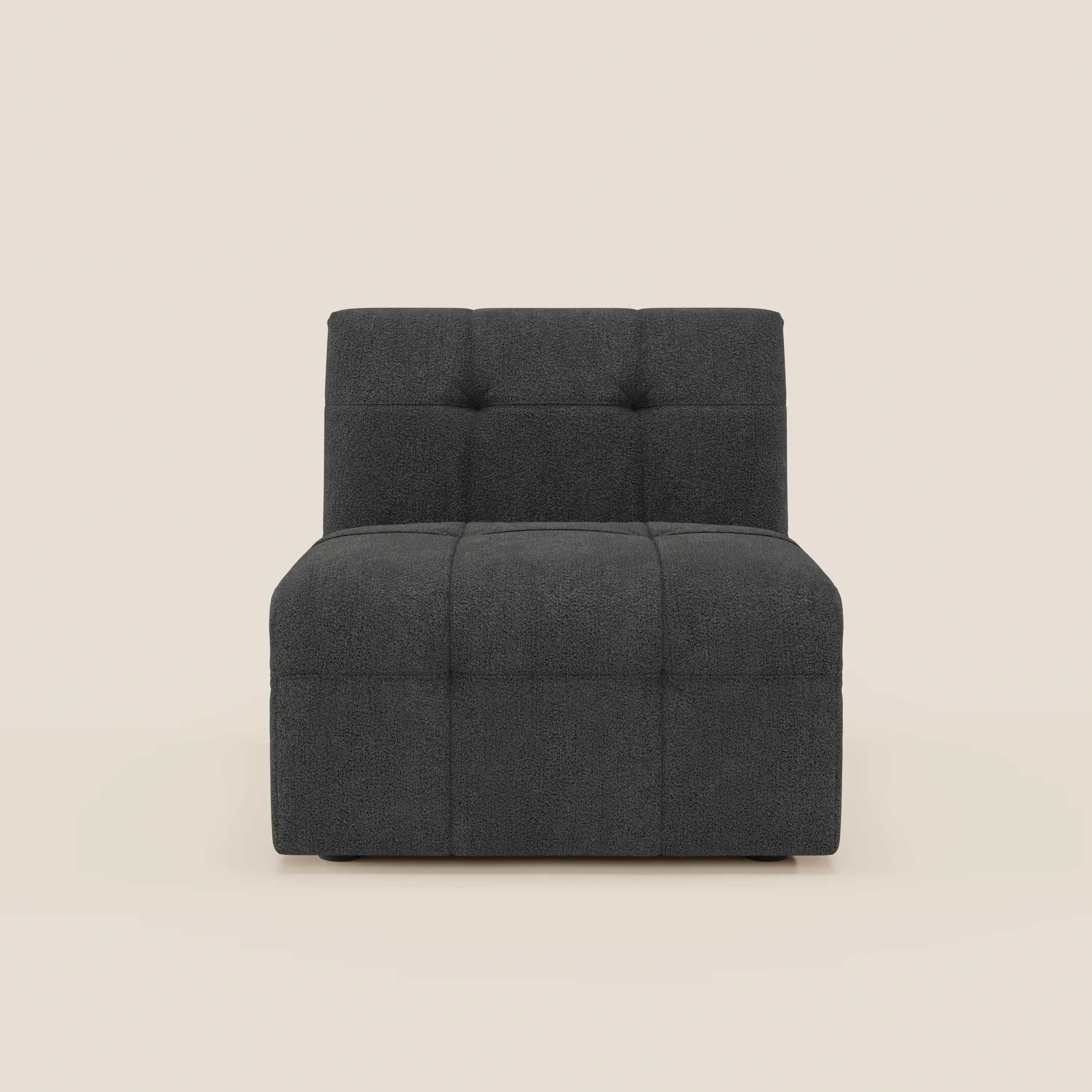Mosaic module fauteuil 77 cm en bouclé - finition capitonnée et design en tissu détachable T21 - Image 20