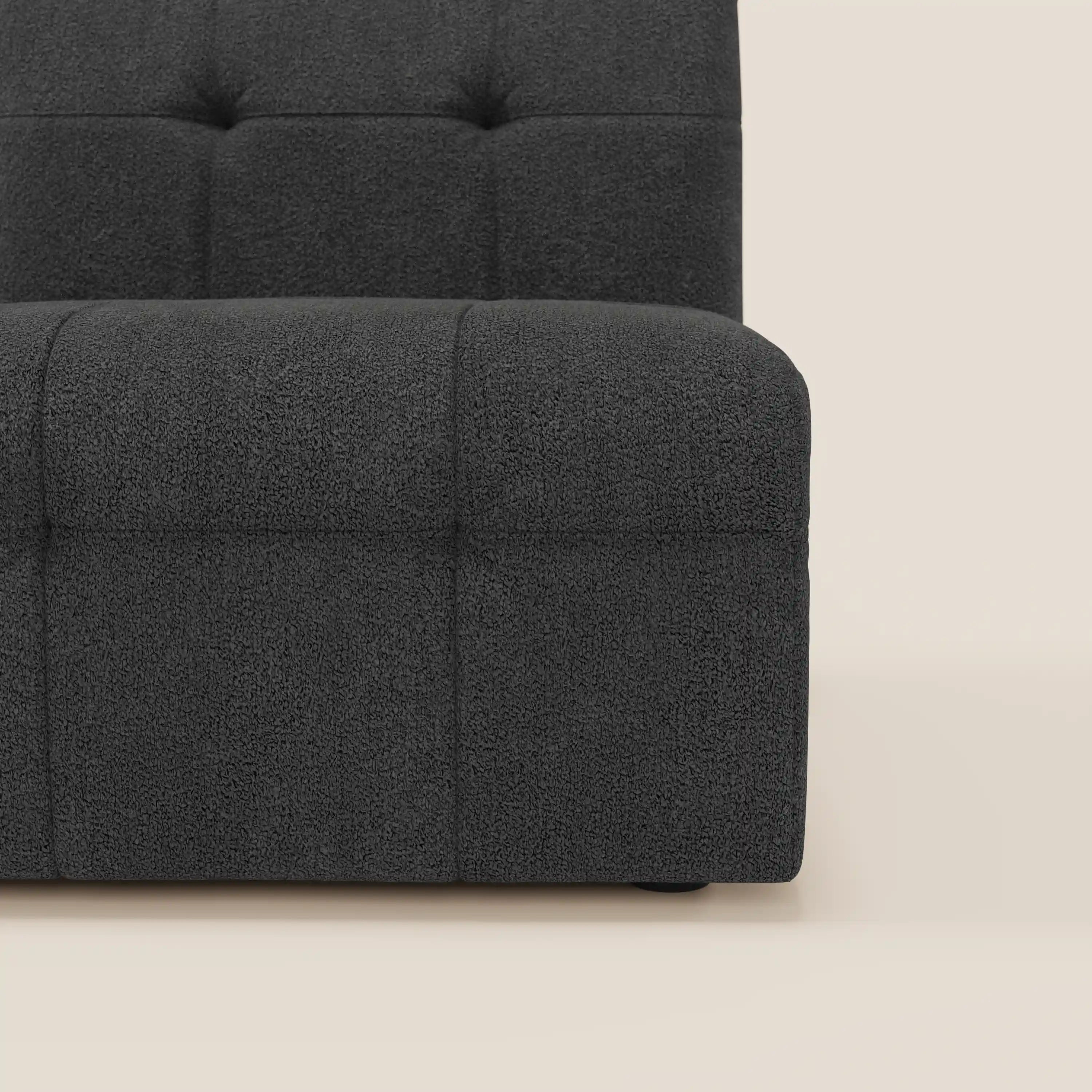 Mosaic module fauteuil 77 cm en bouclé - finition capitonnée et design en tissu détachable T21 - Image 23